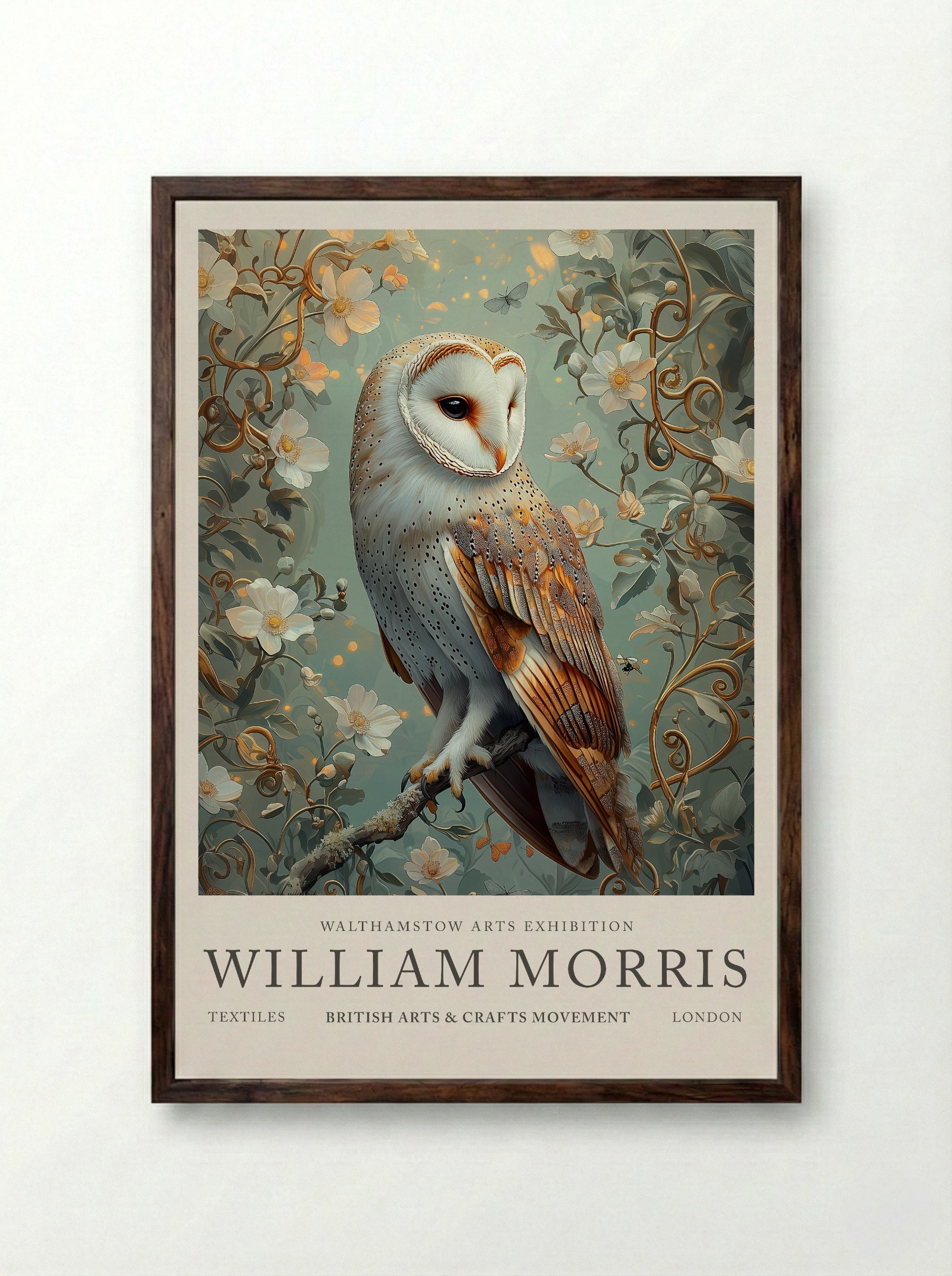 Barn Owl Whispering Wings - William Morris