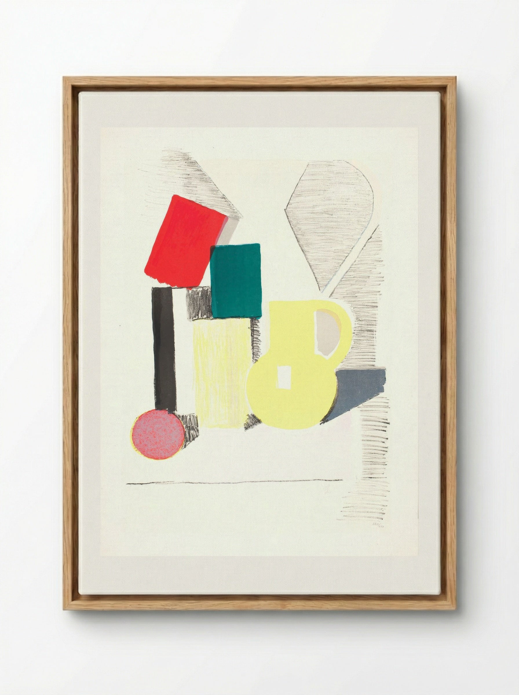 Setup - Vilhelm Lundstrøm - Framed Canvas Wood