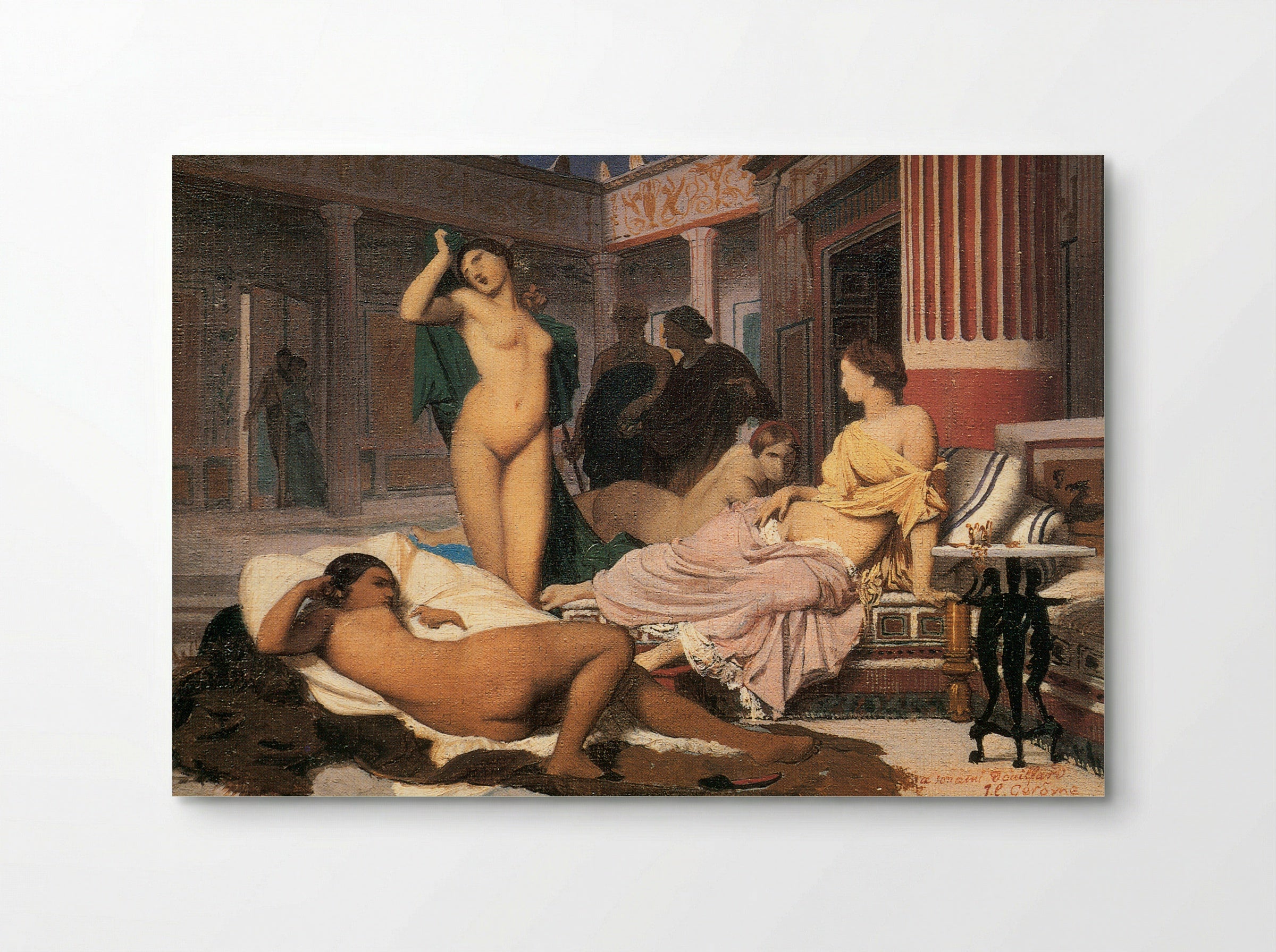 Greek Interior (Gyneceum) - Jean-Léon Gérôme - Poster