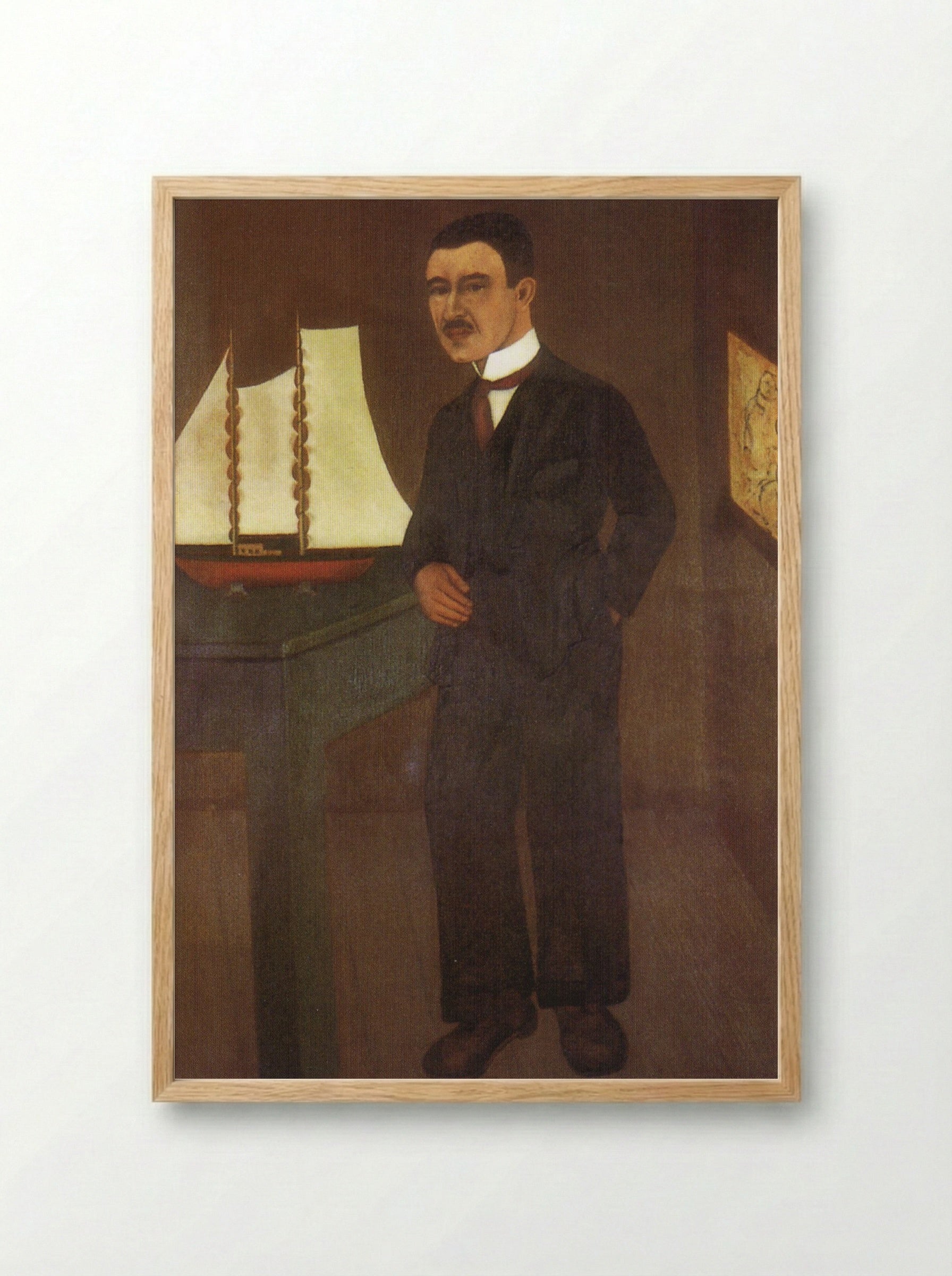 Portrait of Dr. Leo Eloesser - Fine Art Print - Framed Print Wood