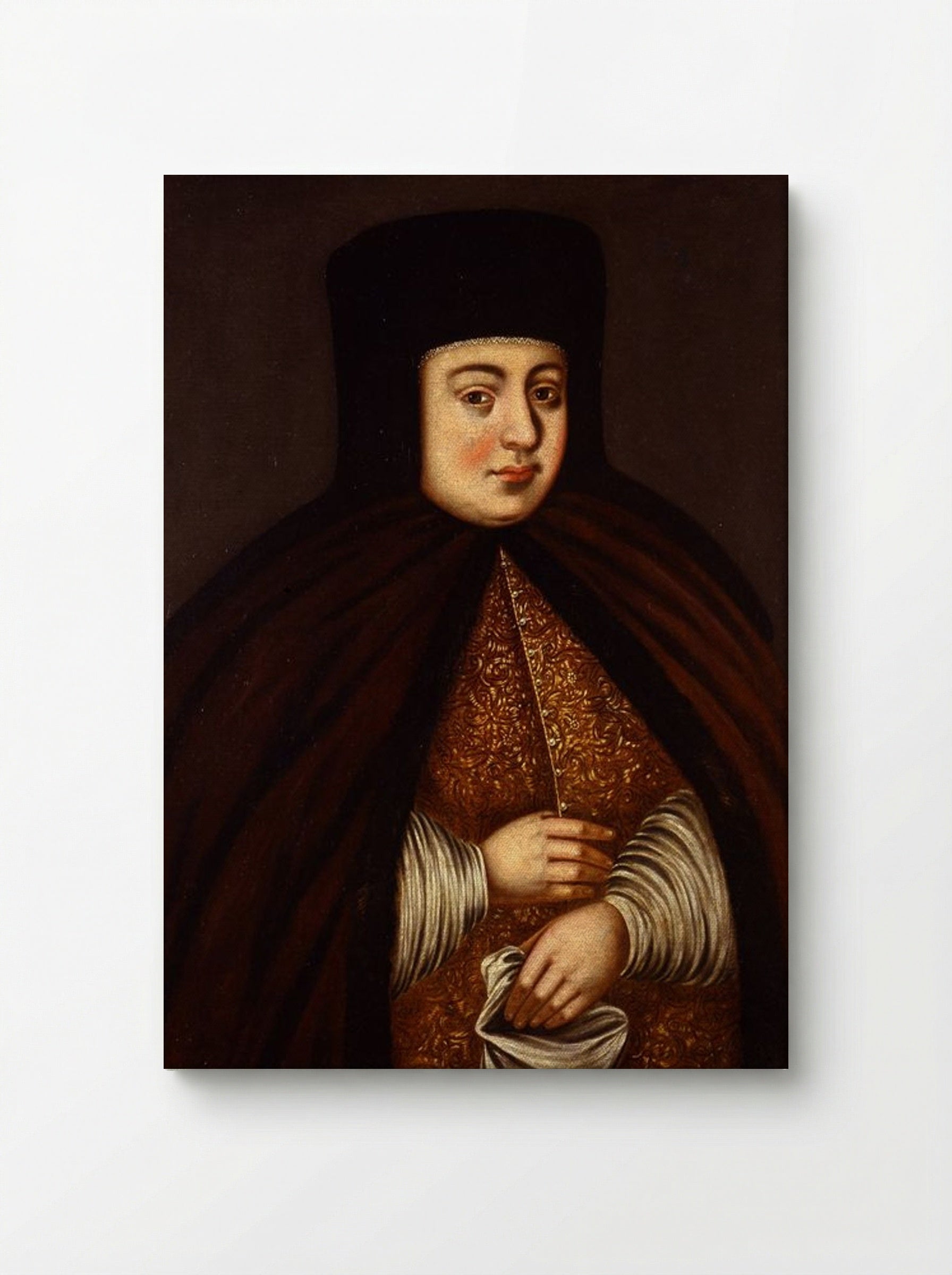 Portrait of Tsaritsa Natalya Kirillovna Naryshkina - Fine Art Print - Canvas