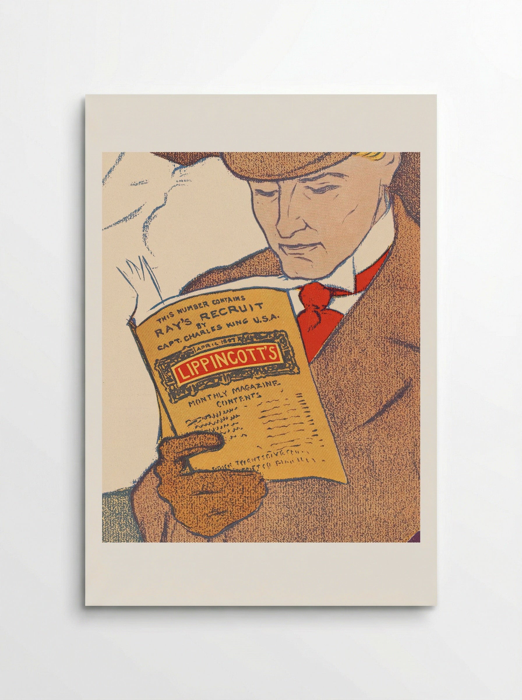 Lippincott's, April - Edward Penfield - Poster