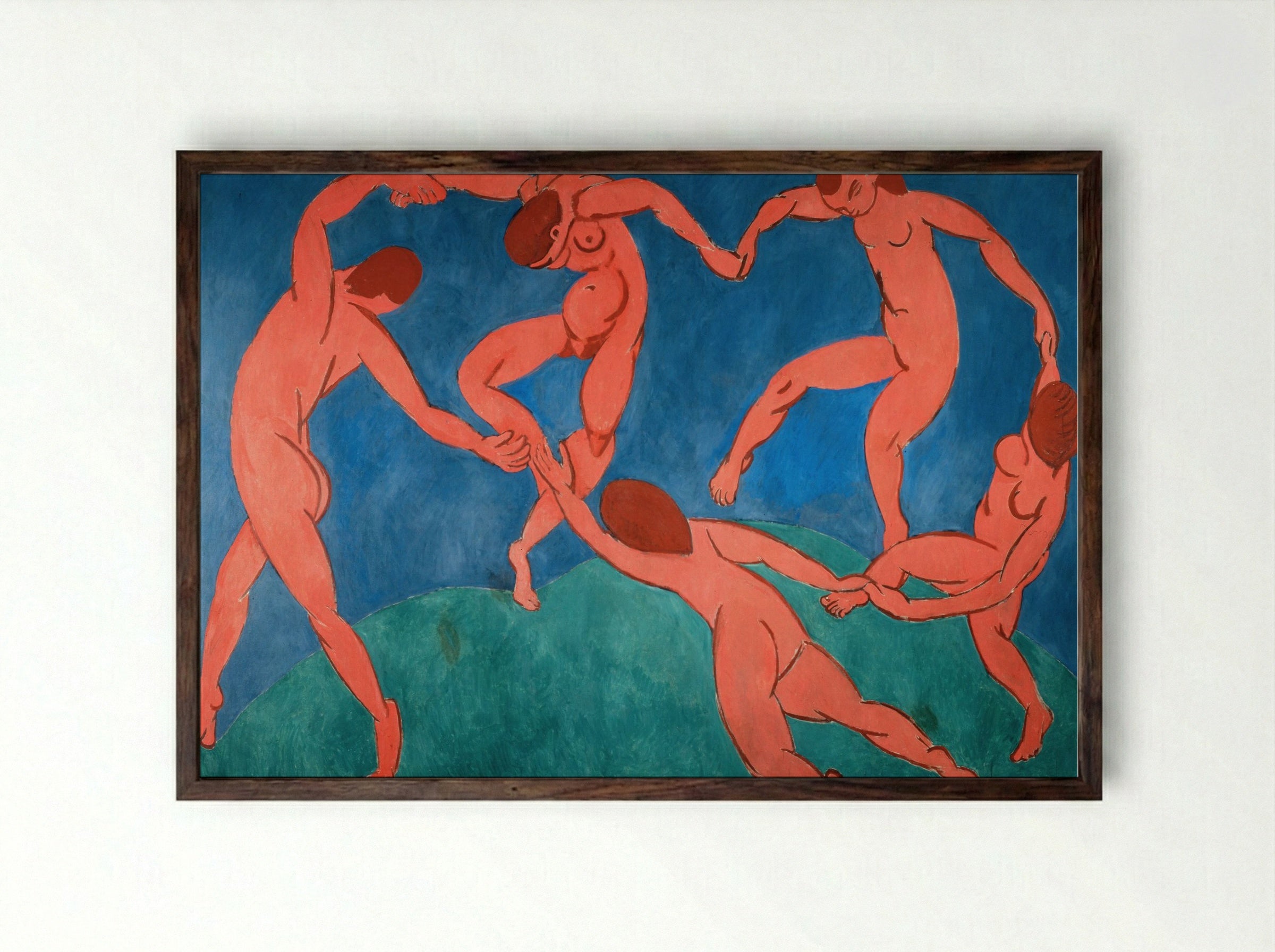 Abstract Composition No. 16 - Henri Matisse - Framed Print Dark Wood