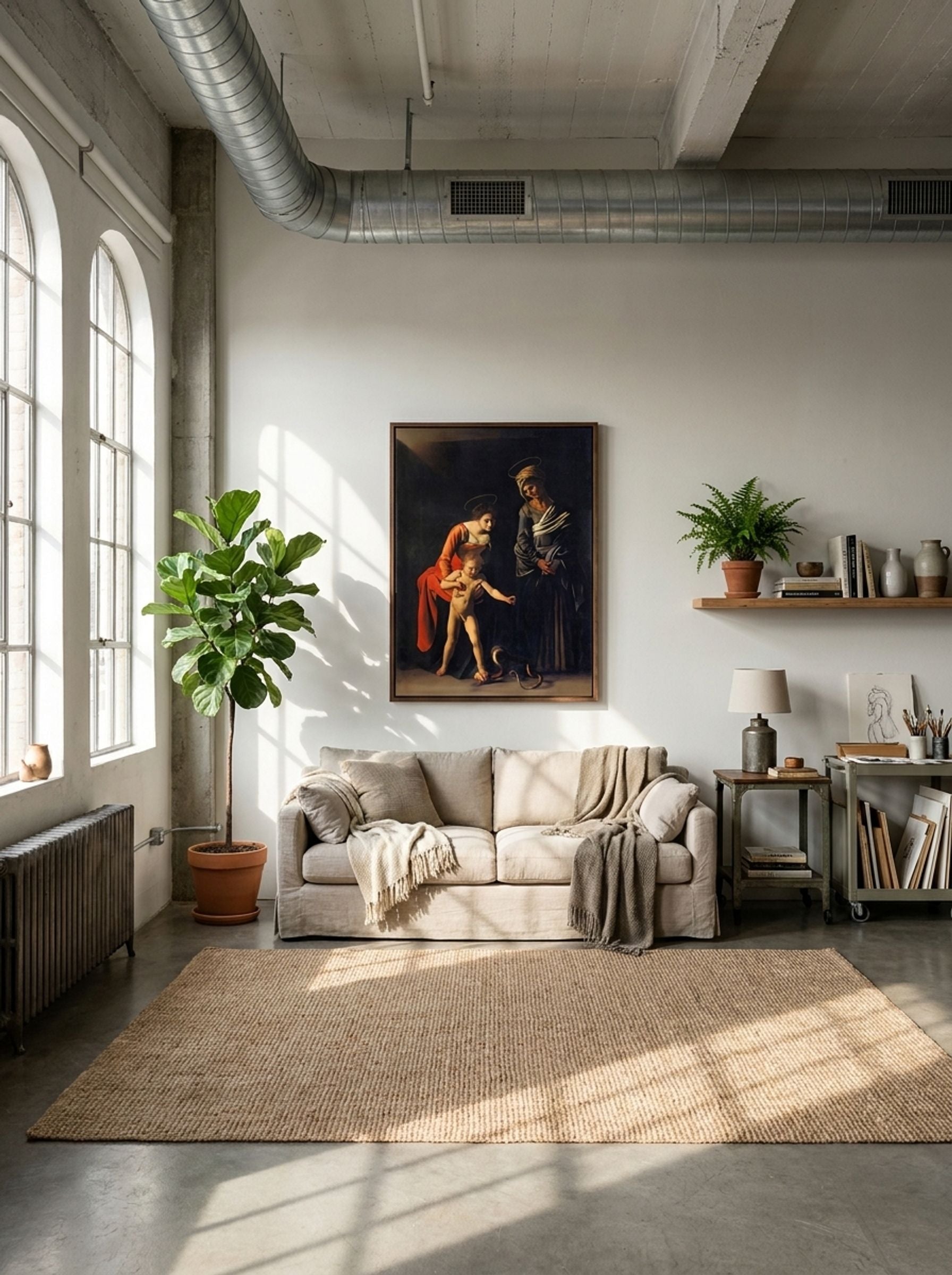 Madonna and Child with St. Anne - Caravaggio - Lifestyle