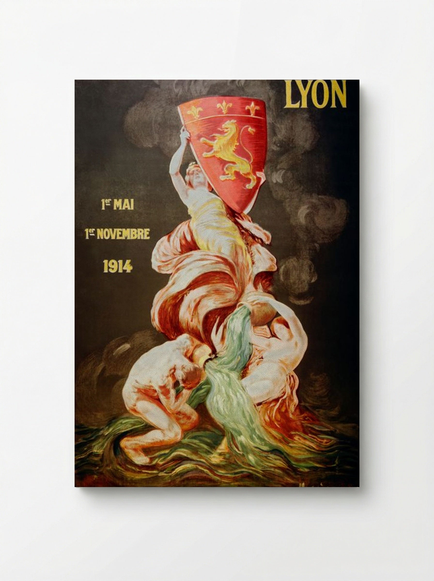 Lyon International Exhibition, 1914 - Leonetto Cappiello - Canvas