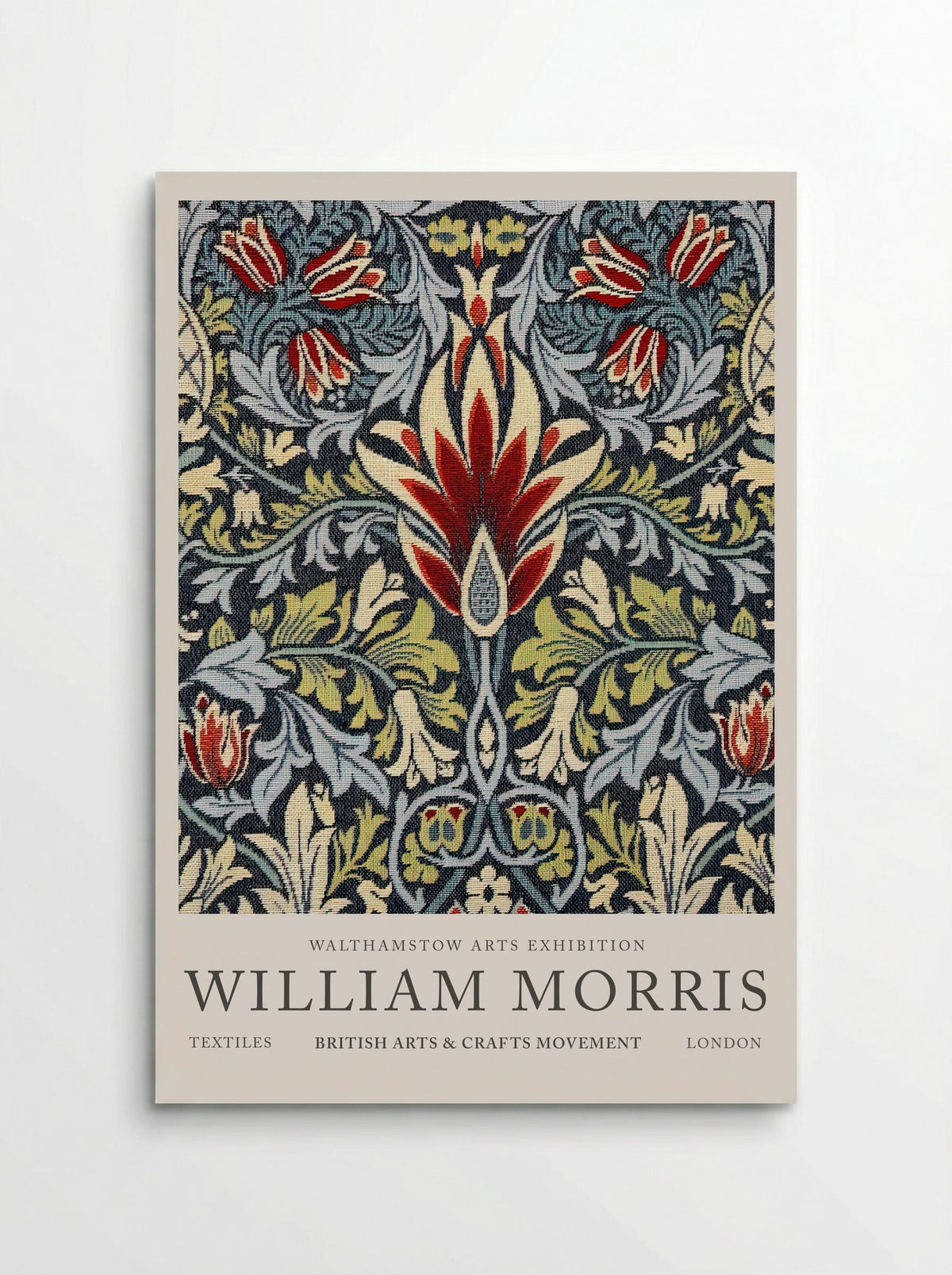 Snake Tapestry - William Morris - Fine Art Print