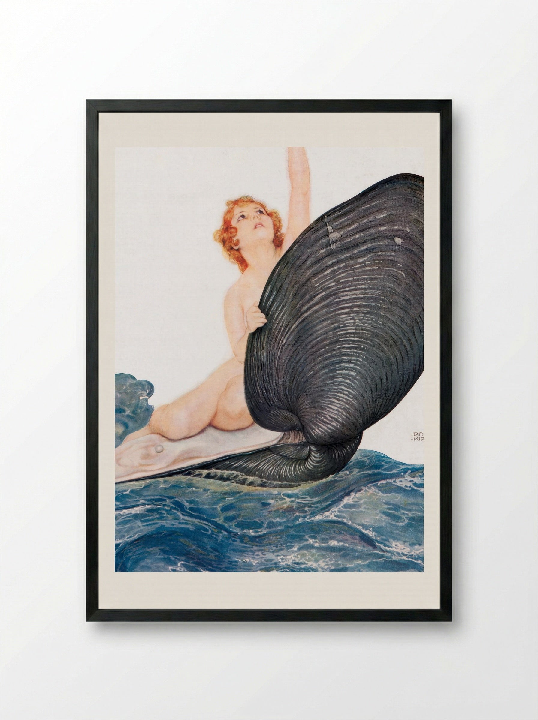 Vive la France - Raphael Kirchner - Framed Print Black