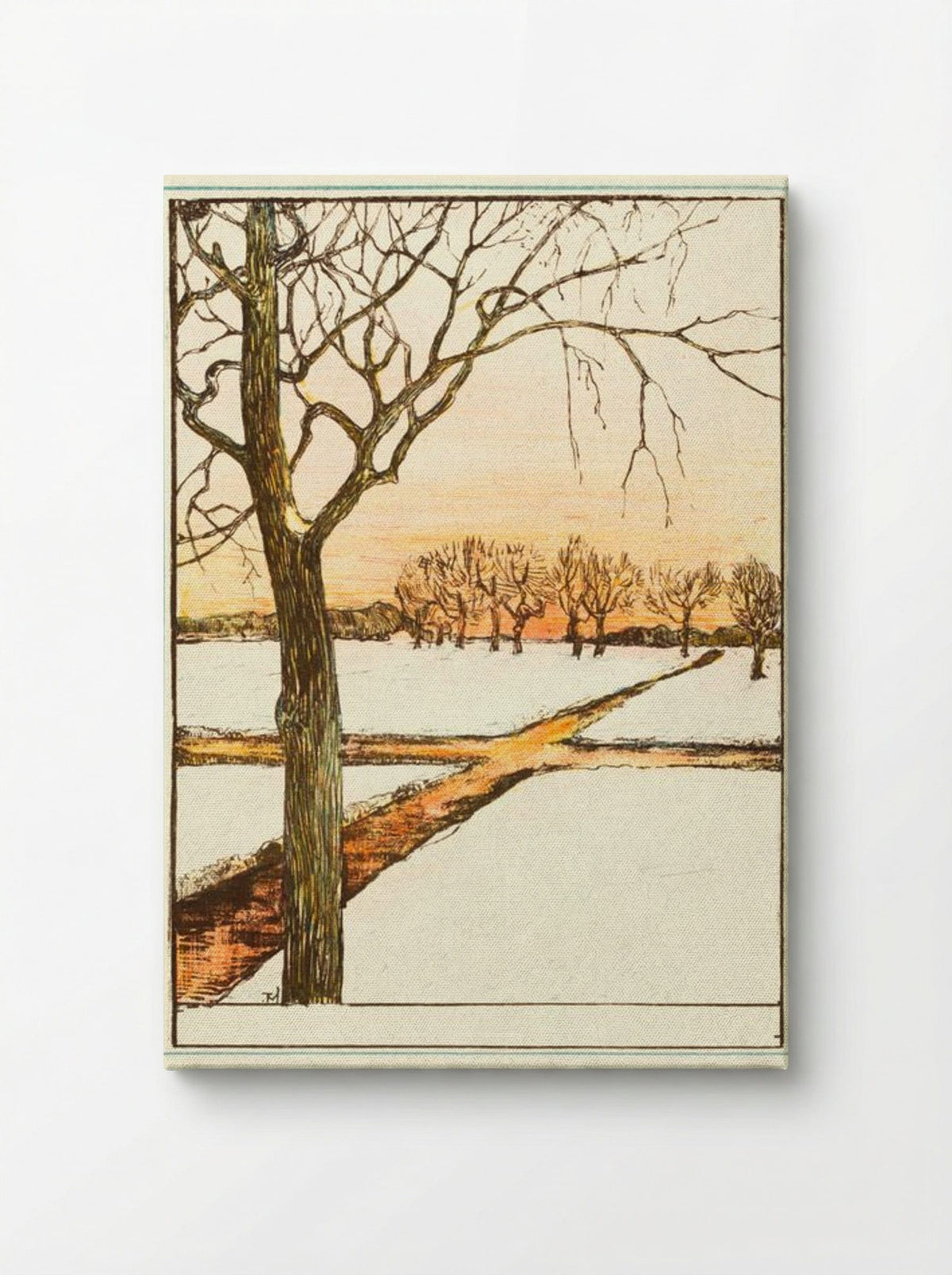 Sneeuwlandschap (Snowy Landscape) - Theo van Hoytema - Canvas