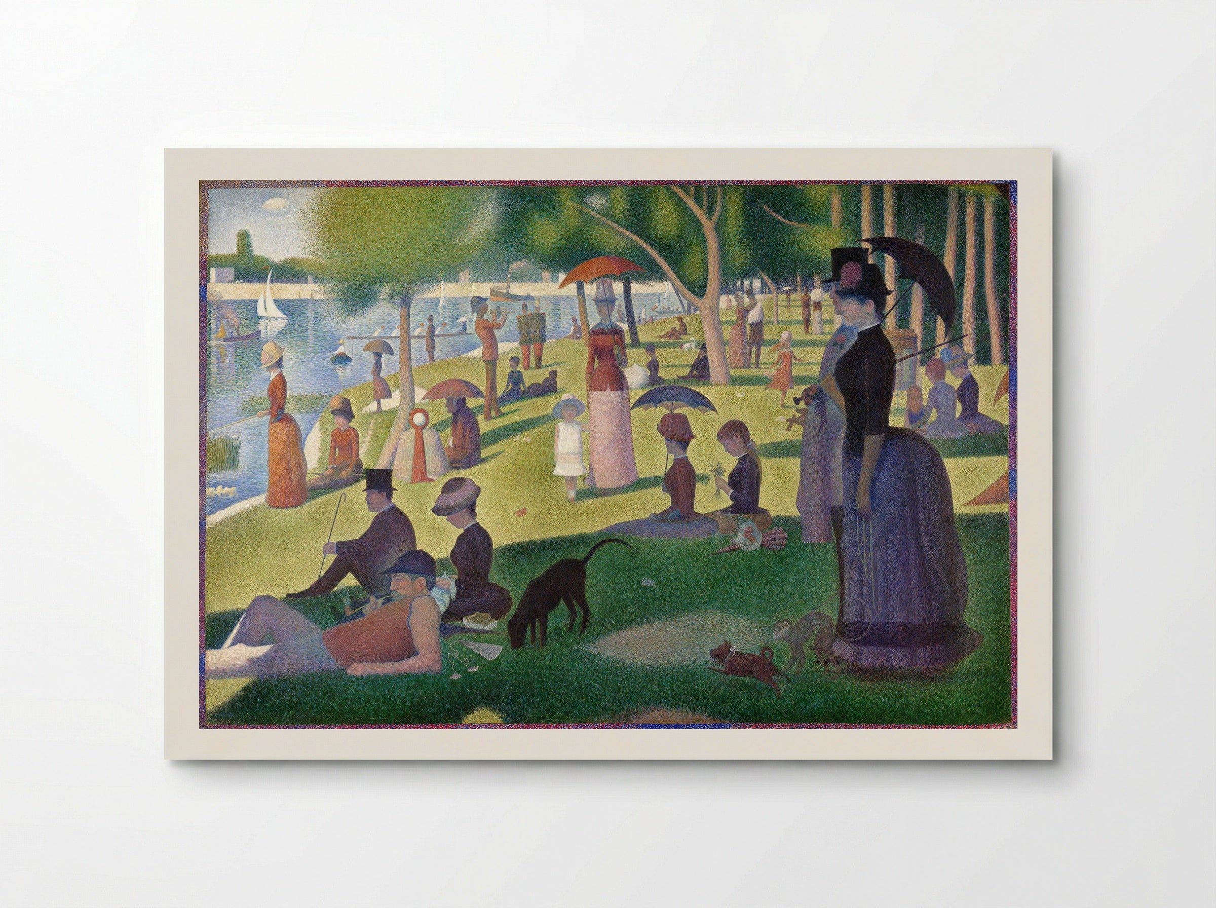 Sunday Afternoon on the Island of La Grande Jatte - Georges Seurat - Poster