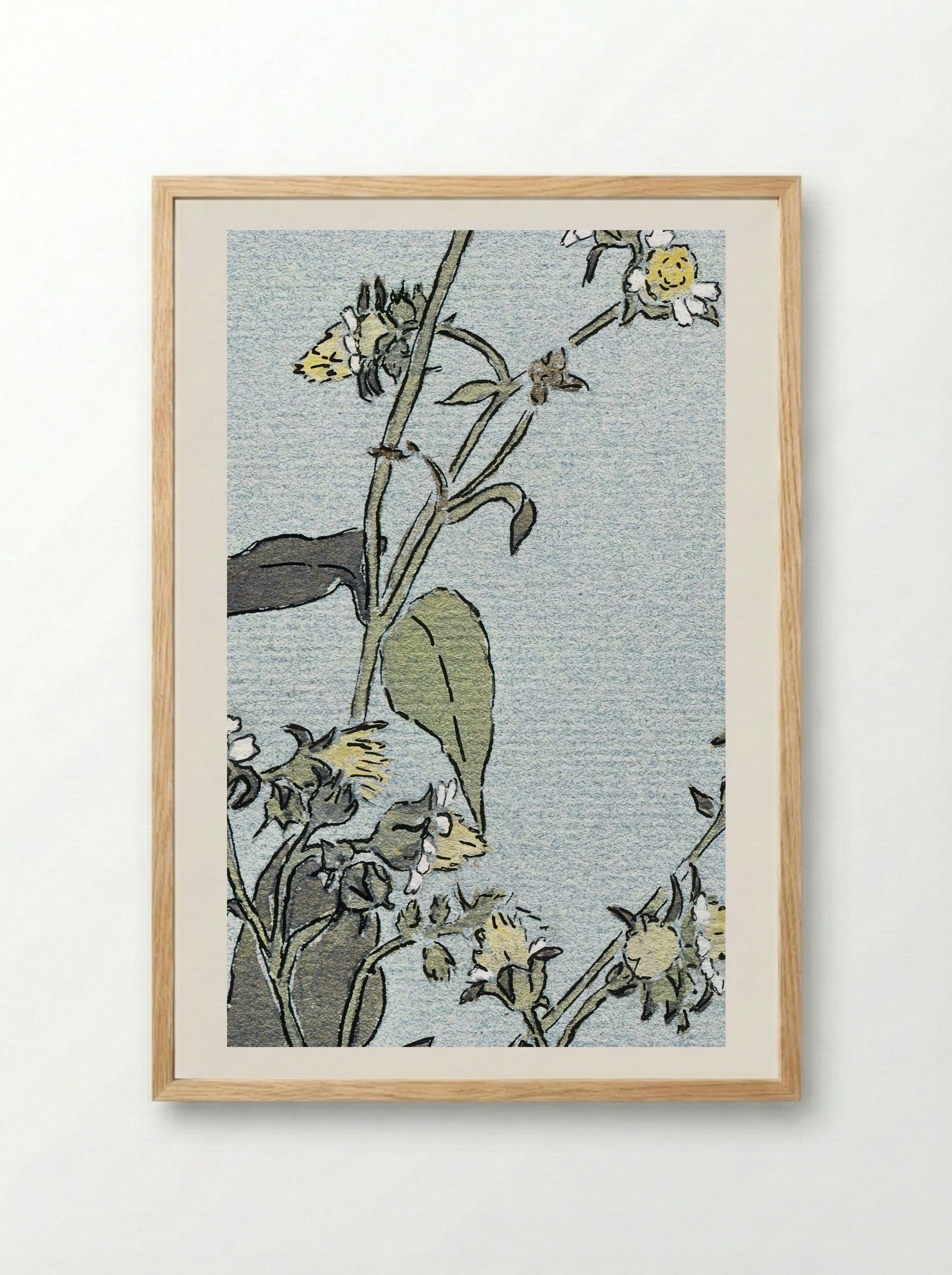 Leaf Cup (1915) - Hannah Borger Overbeck - Framed Print Wood