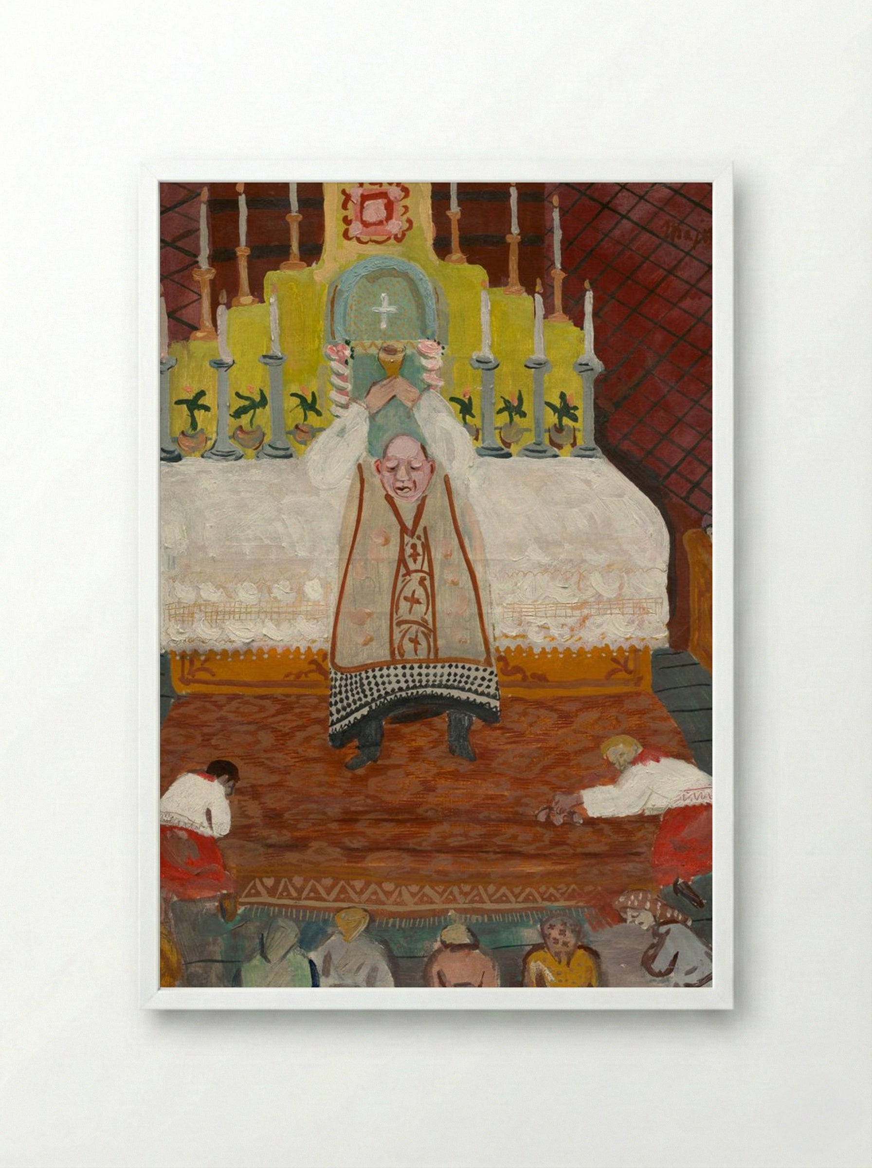 Upheaval - Cyprián Majerník - Framed Print White