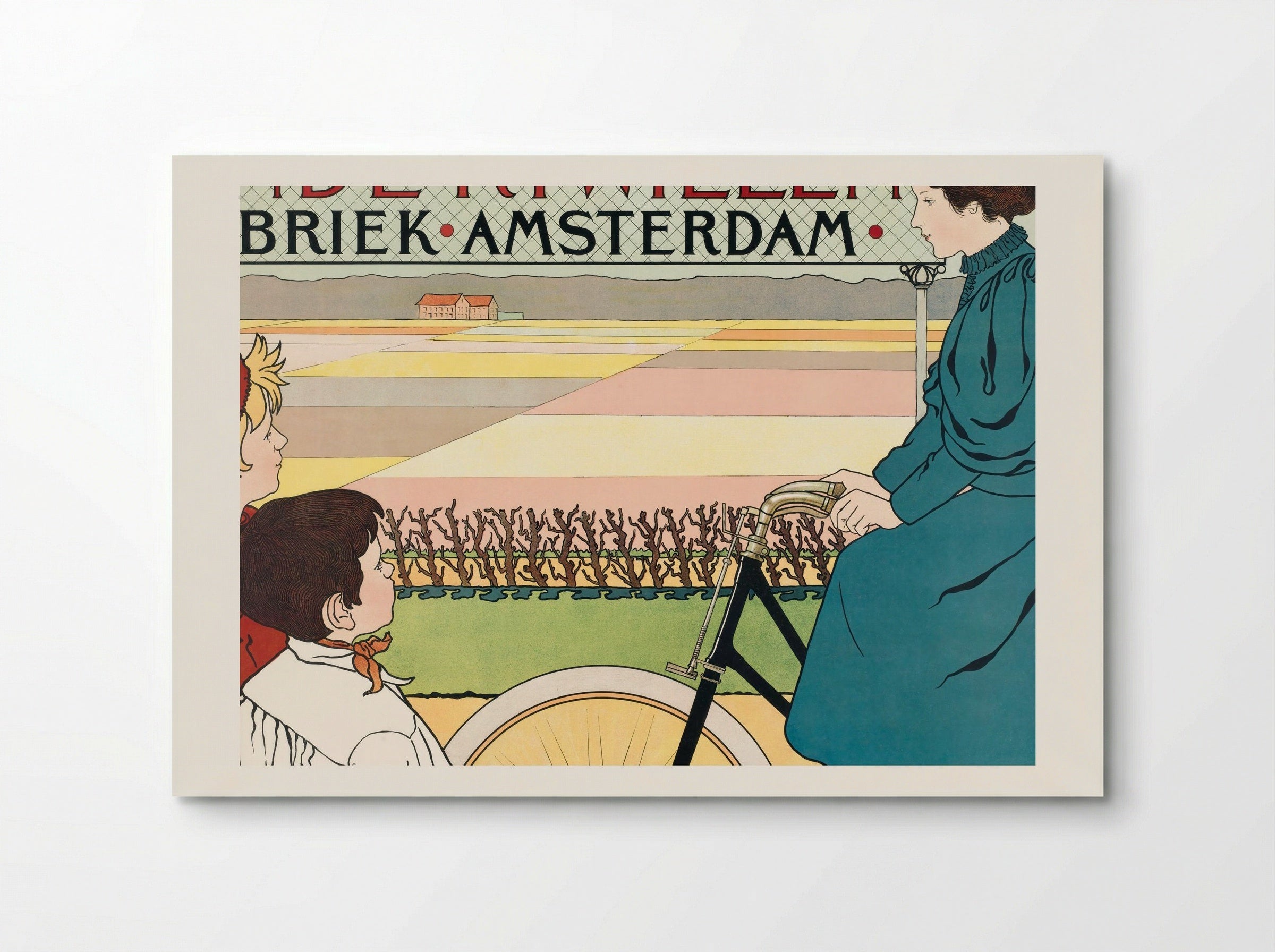Hinde-Rijwielen Fabriek Amsterdam - Johann Georg van Caspel - Poster