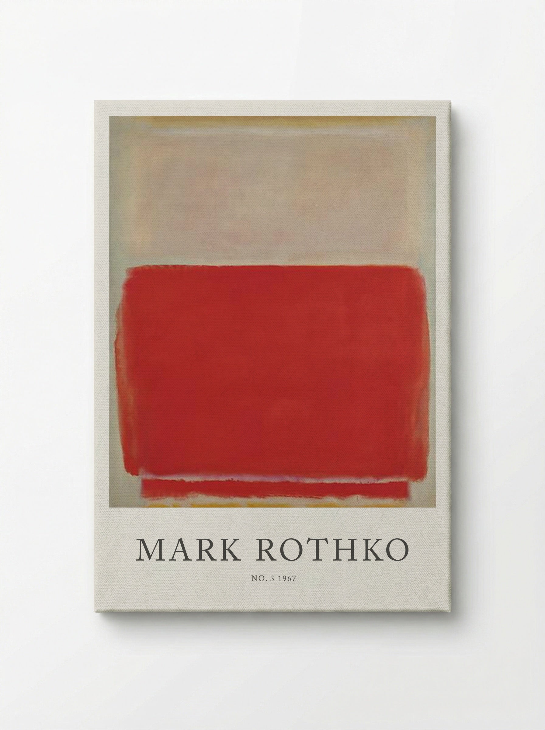 No. 3, 1967 - Mark Rothko - Canvas