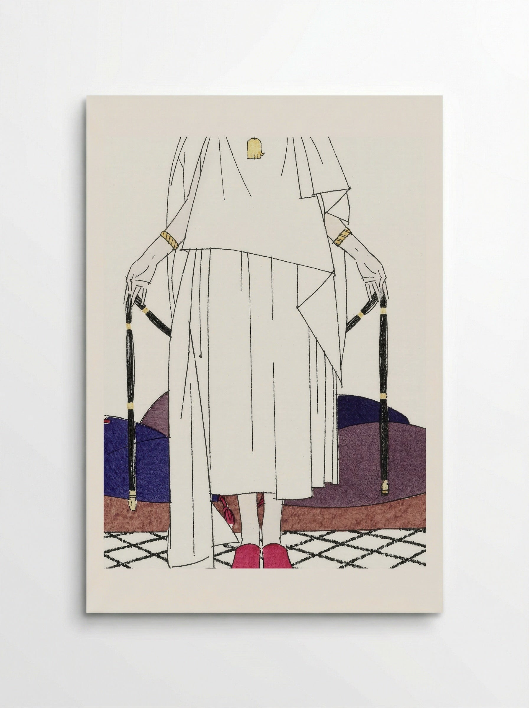 Les Beaux Jours de Fez ou la Fatma Improvisée - Bernard Boutet de Monvel - Poster