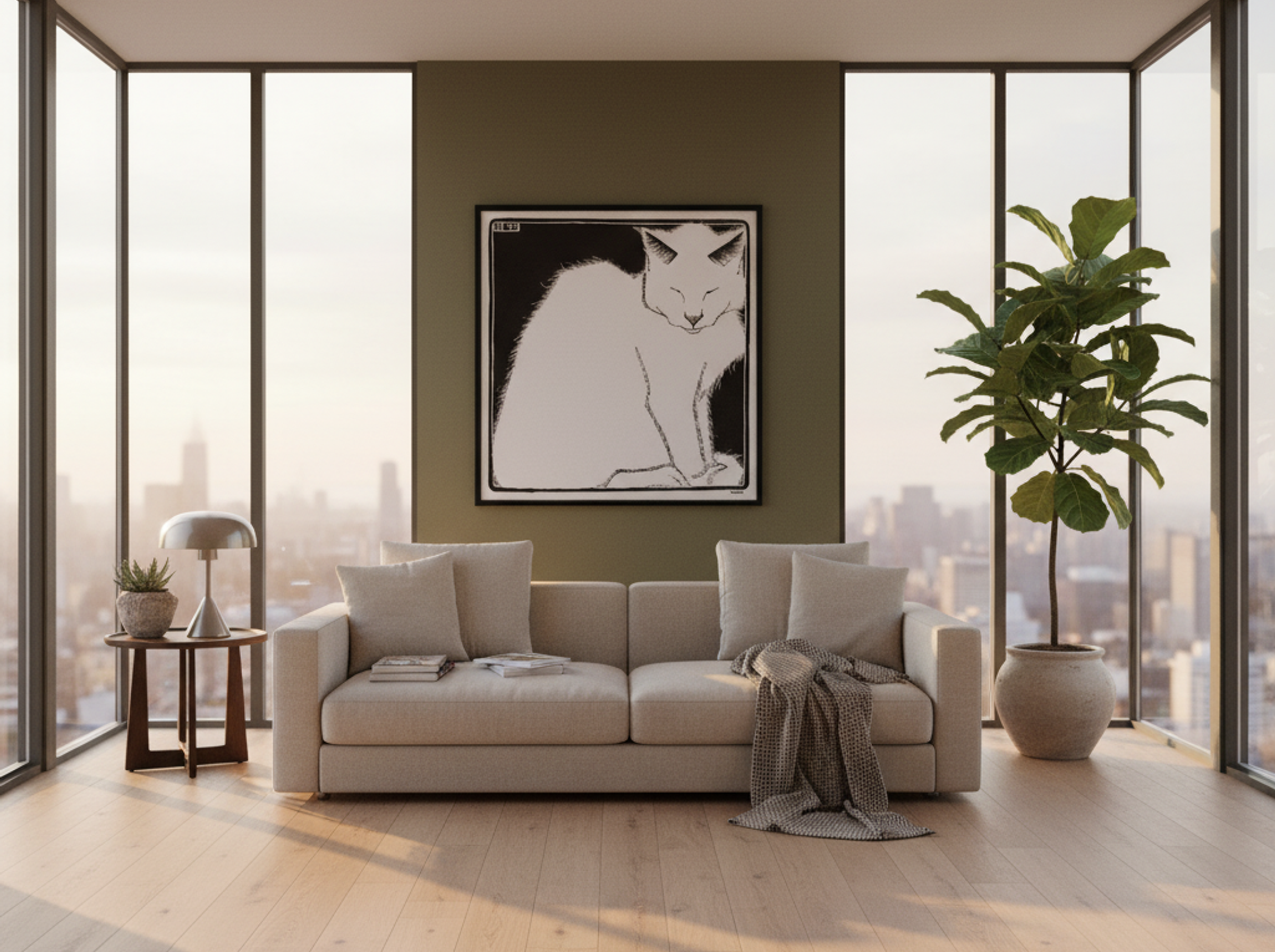 White Cat I - M.C. Escher - Lifestyle