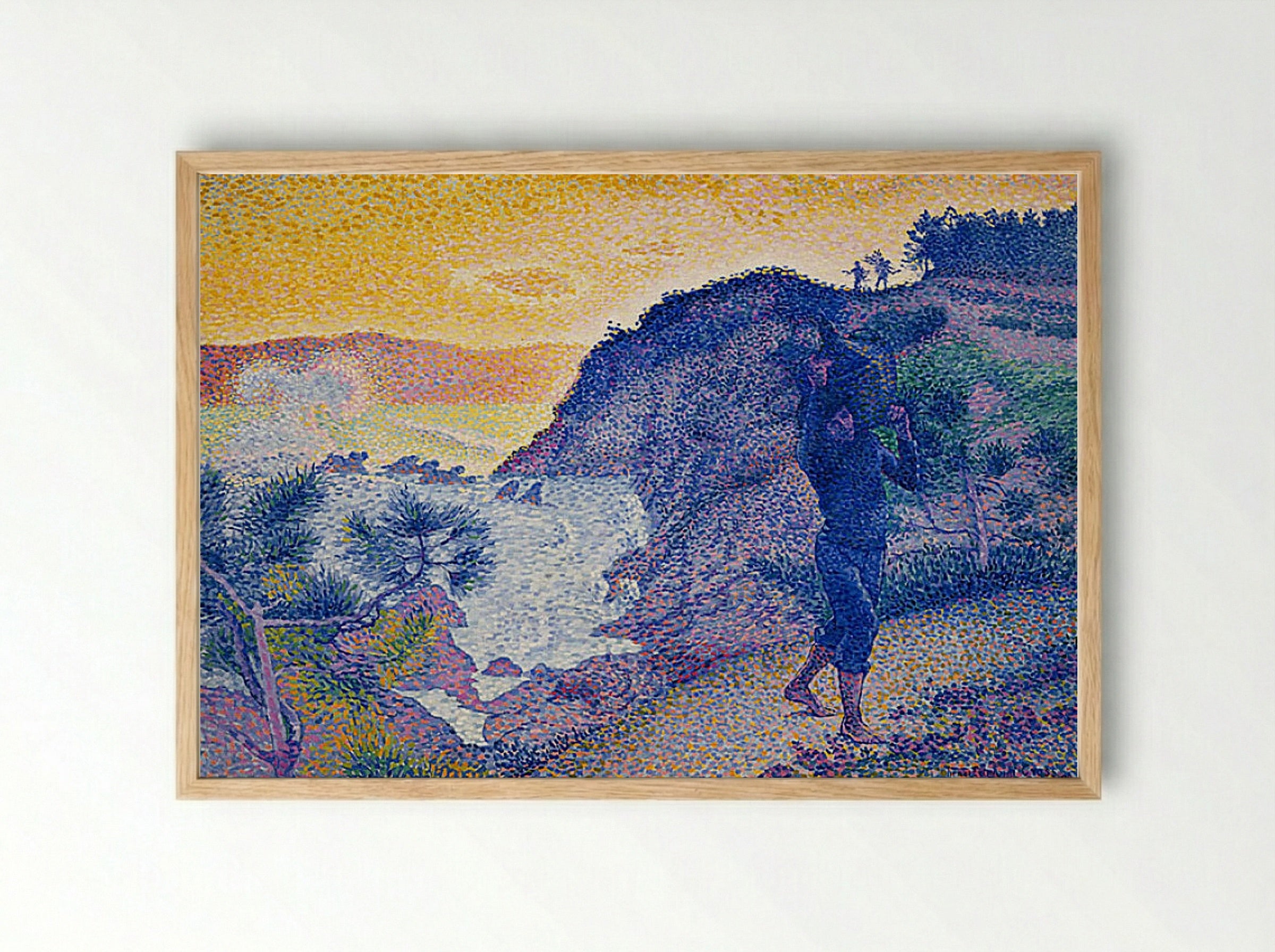 The Return of the Fisherman - Henri-Edmond Cross - Framed Print Wood