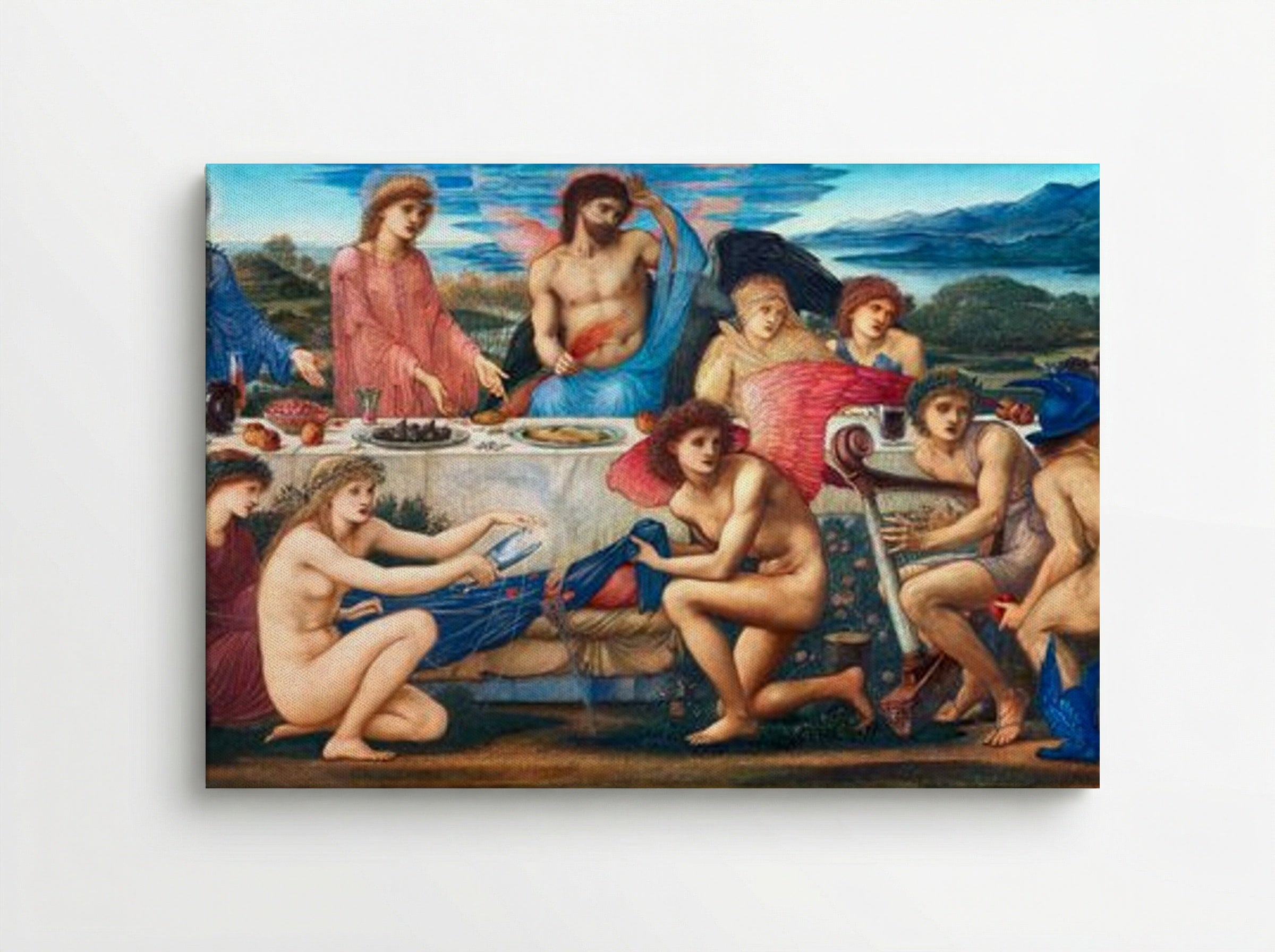 The Feast of Peleus - Edward Burne-Jones - Canvas