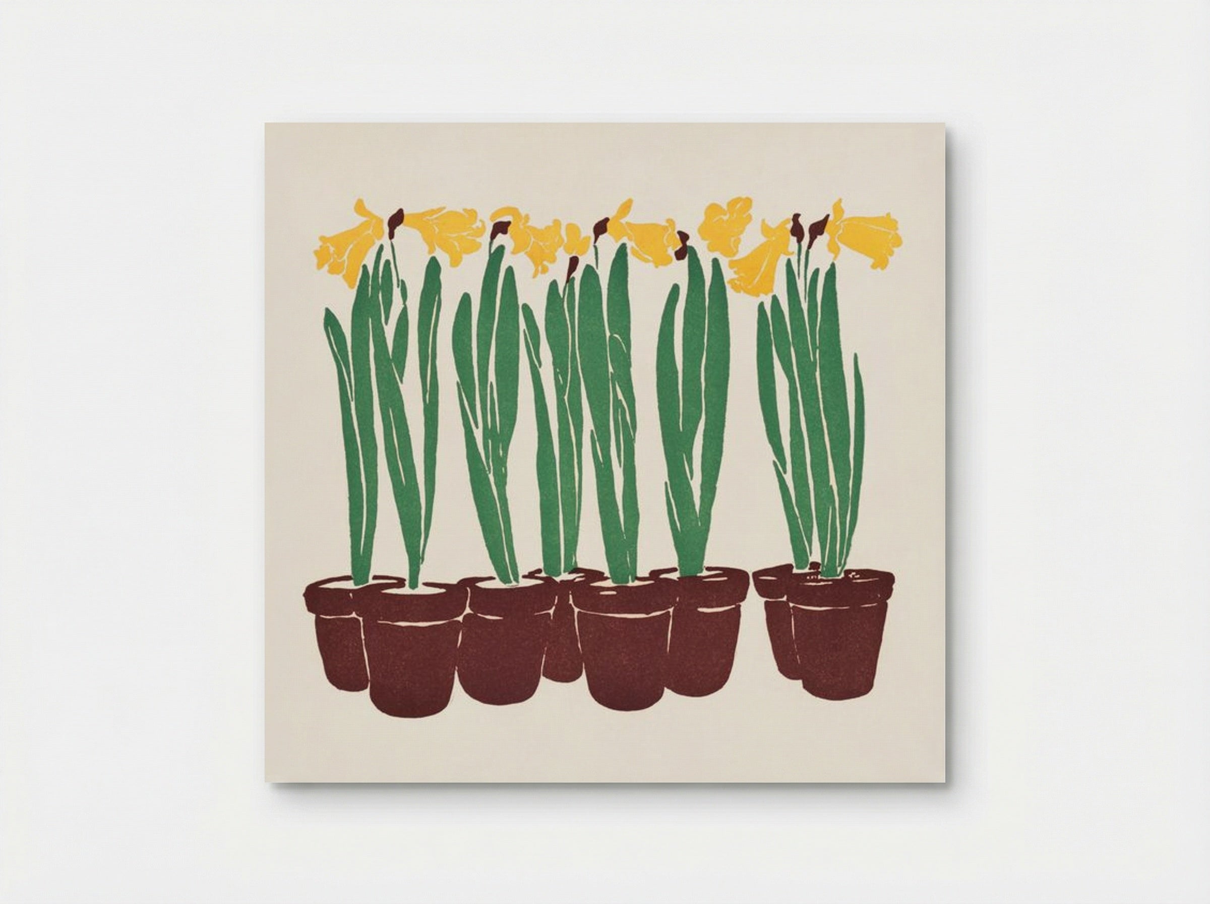 Daffodils in Pots - Edward Penfield - Poster