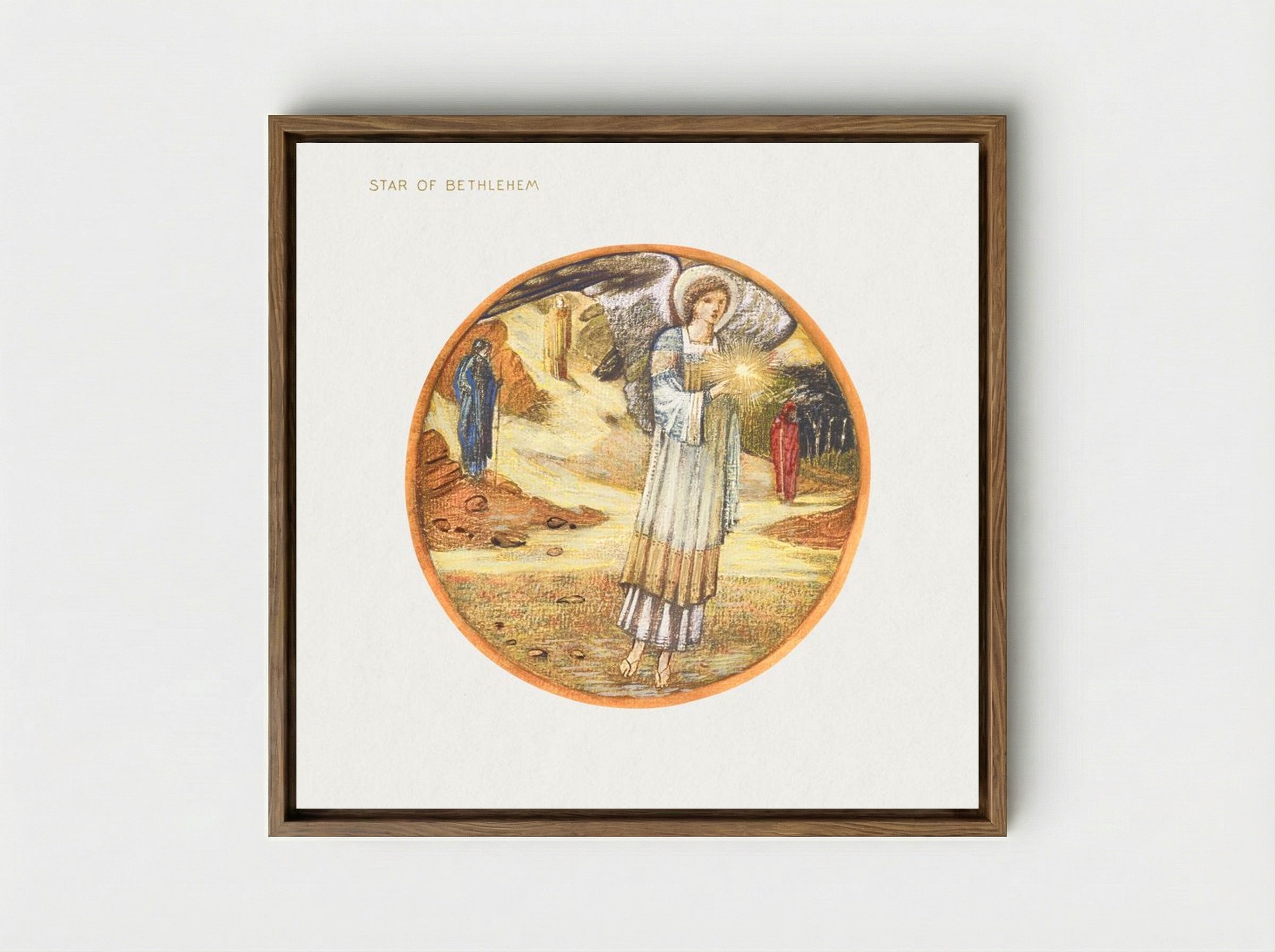 Star of Bethlehem - Edward Burne-Jones - Framed Canvas Wood