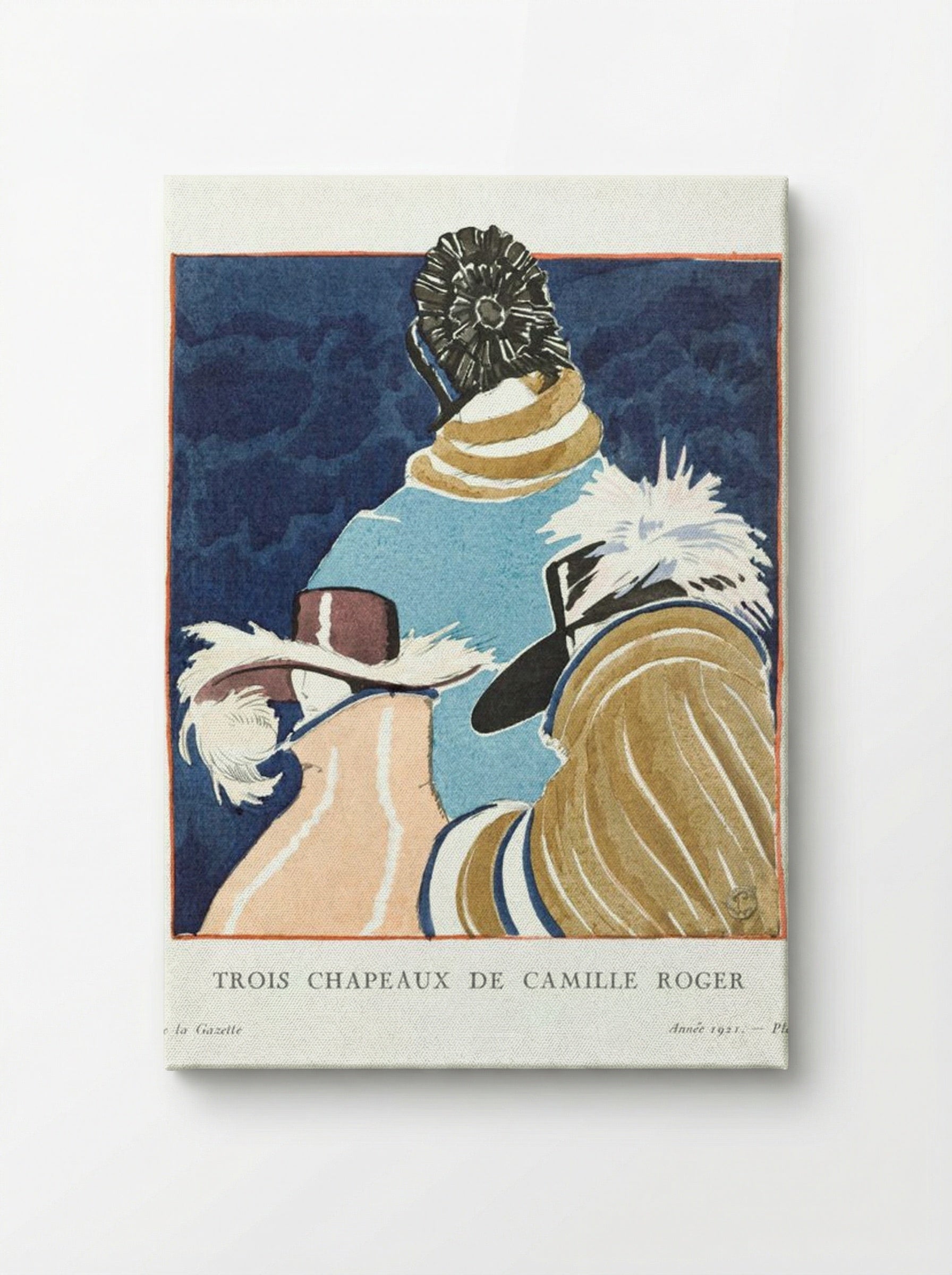 Accessories: Trois Chapeaux de Camille Roger - Porter Woodruff - Canvas