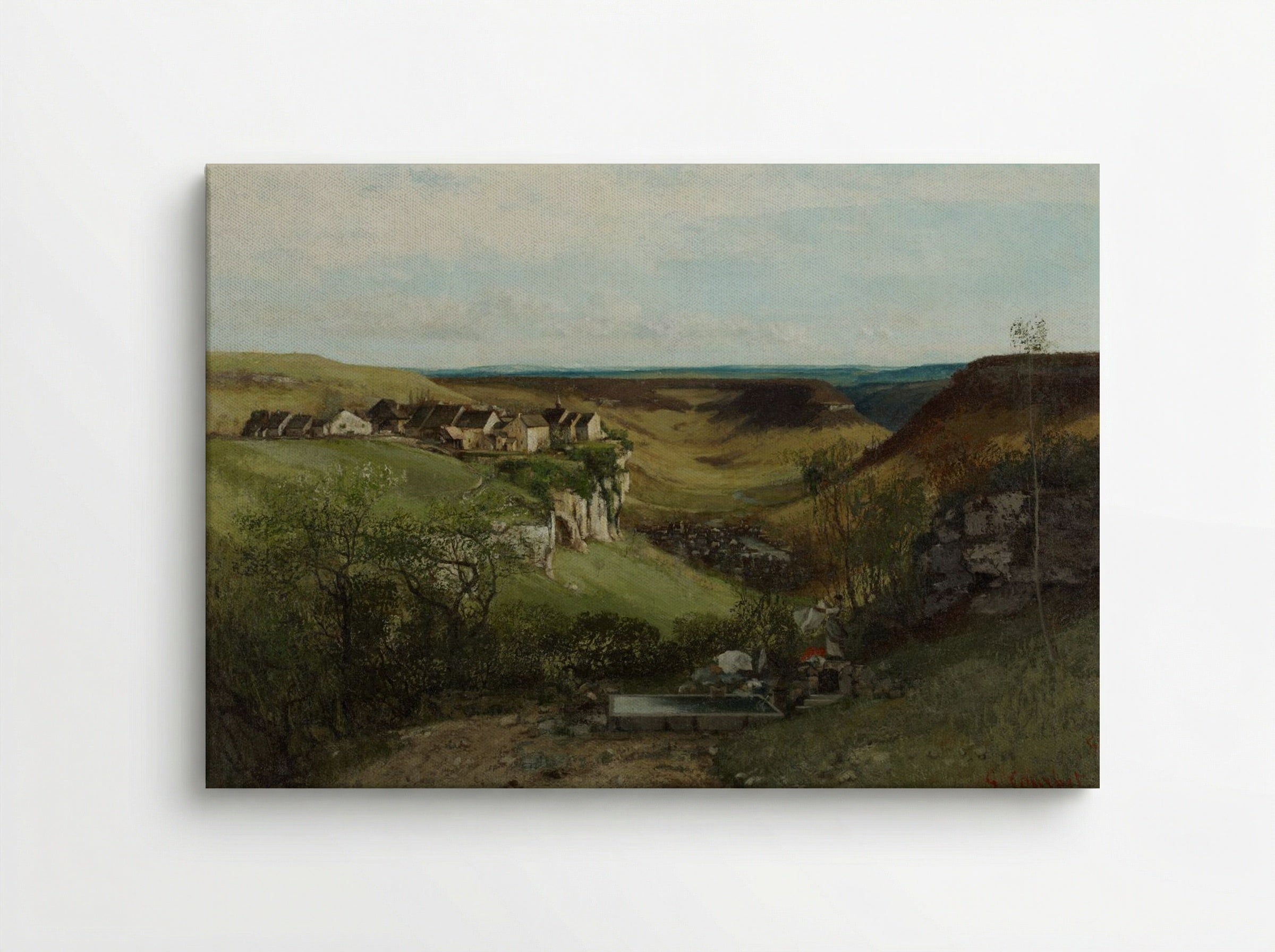 Château d'Ornans - Gustave Courbet - Canvas