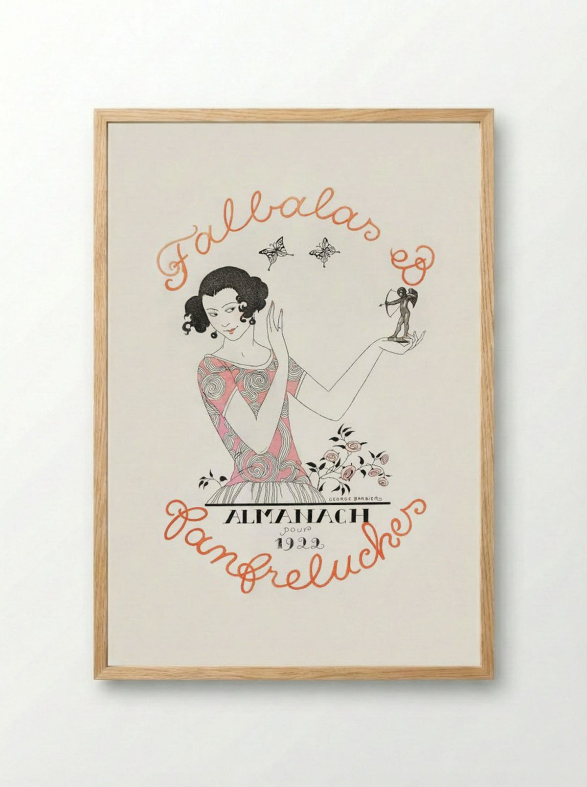 Almanach des Modes - George Barbier - Framed Print Wood