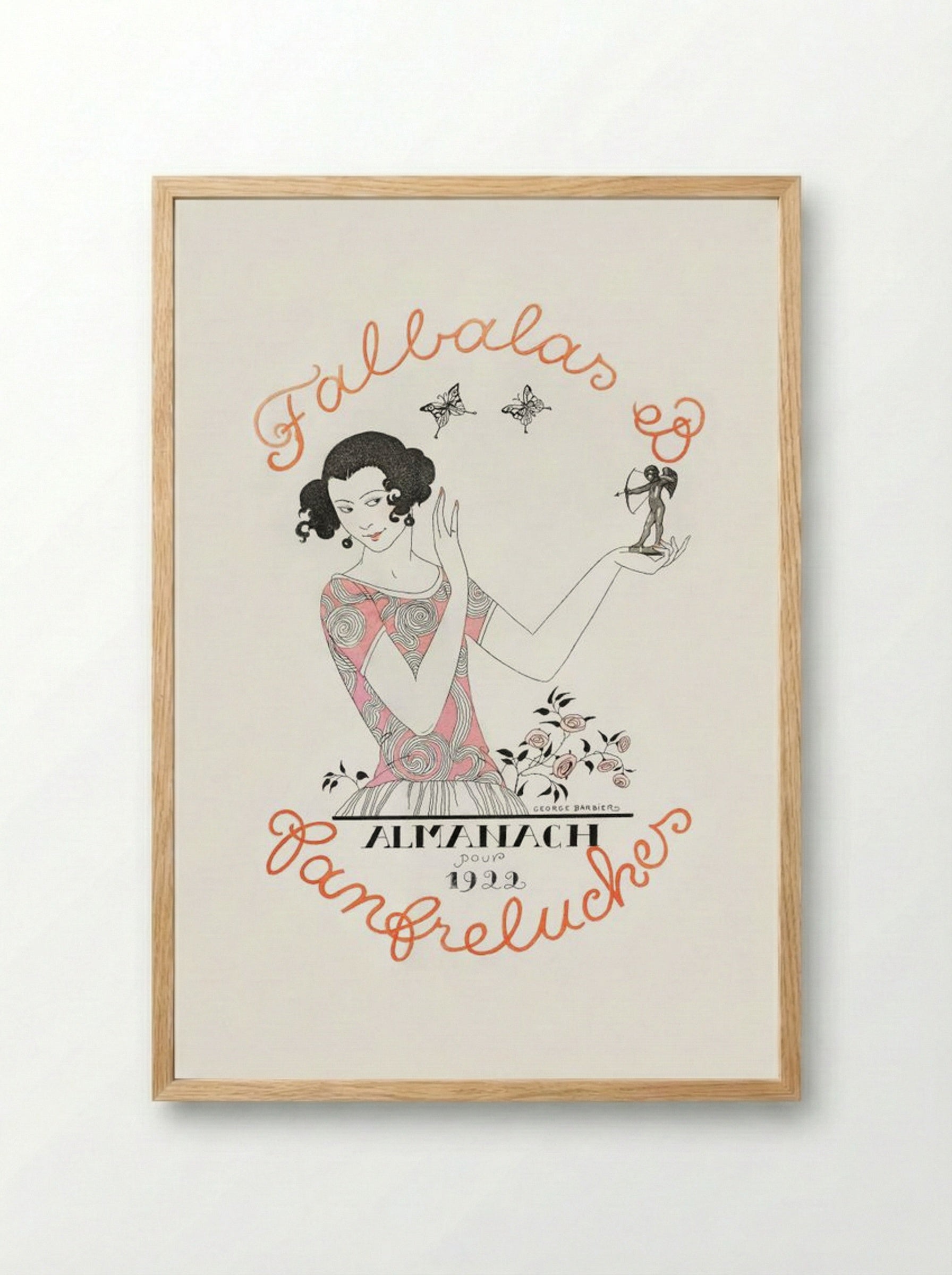 Almanach des Modes - George Barbier - Framed Print Wood