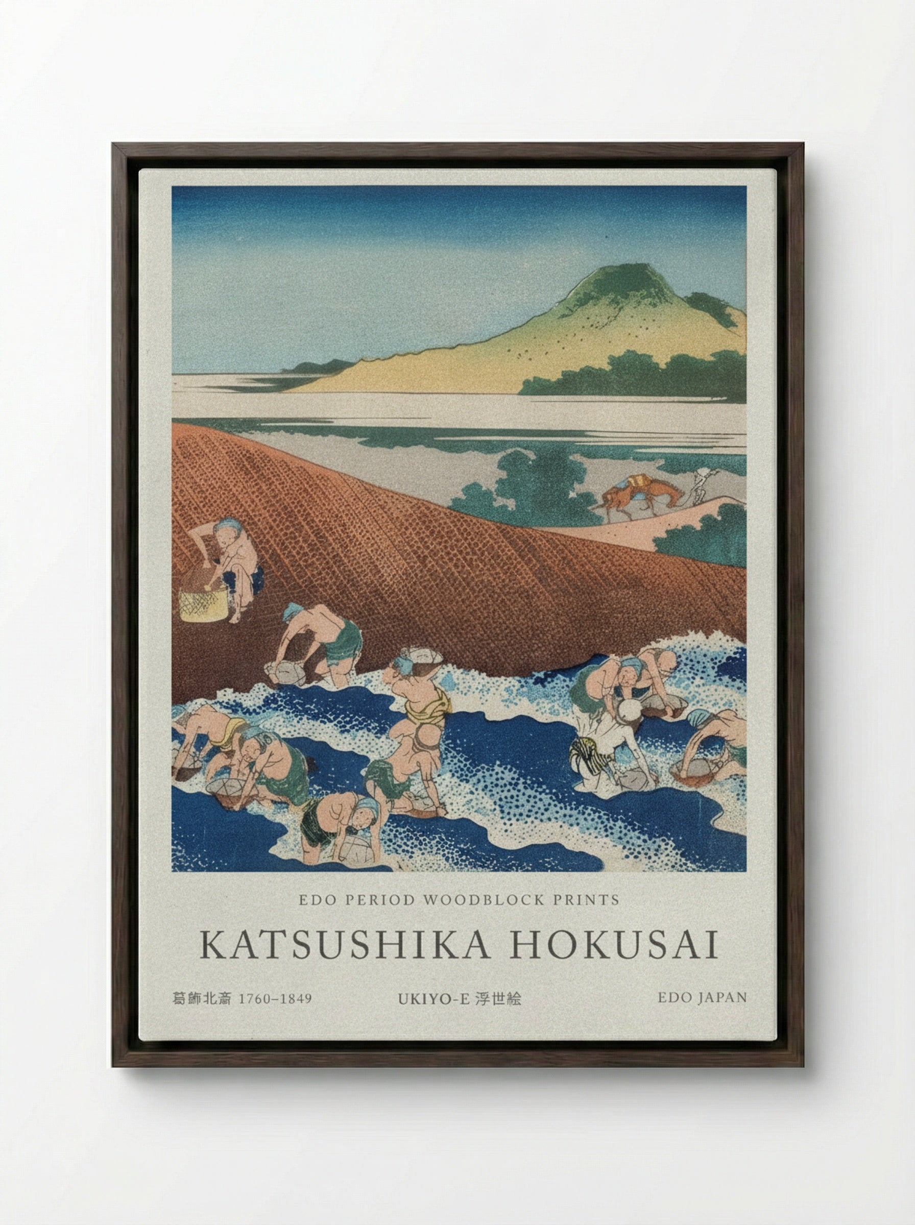 Fishing in the River Kinu – Fine Art Print