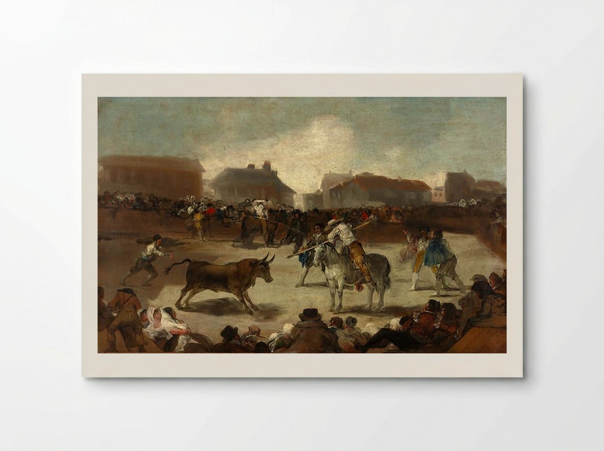 A Village Bullfight - Francisco Goya - Poster
