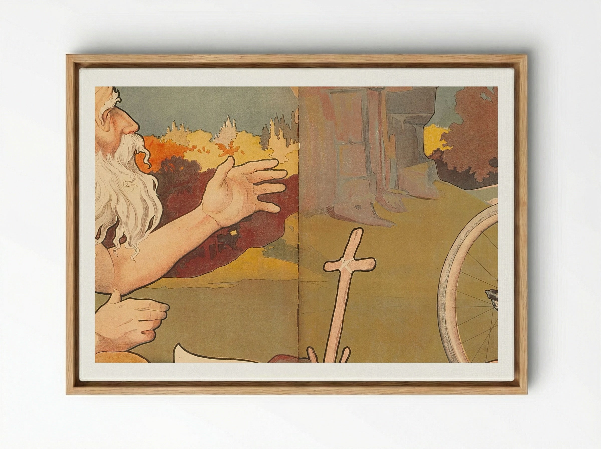 Dayton Cycles: Tentation Suprême - Henry Thiriet - Framed Canvas Wood