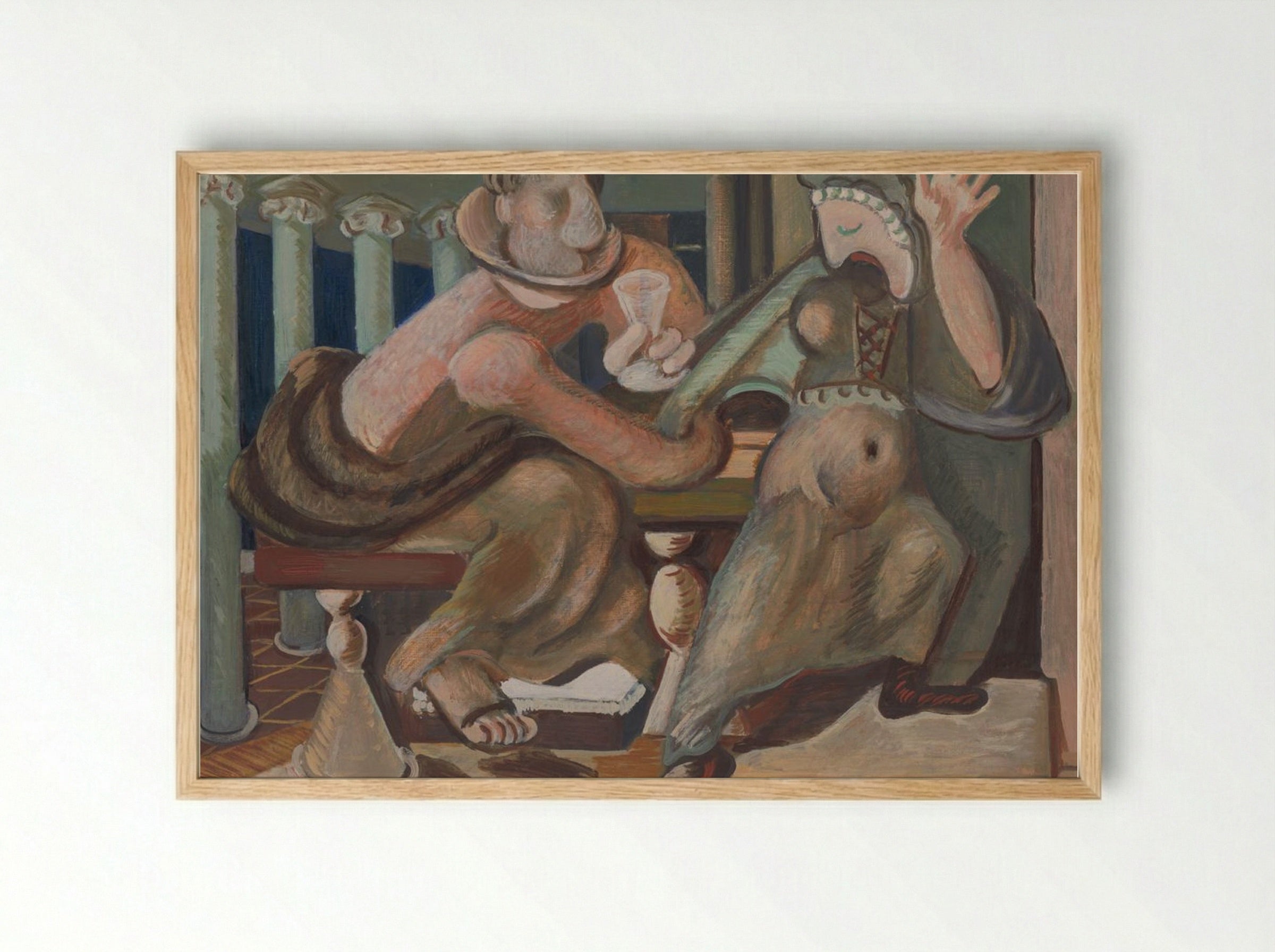 Seduction by Cypria - Cyprián Majerník - Framed Print Wood