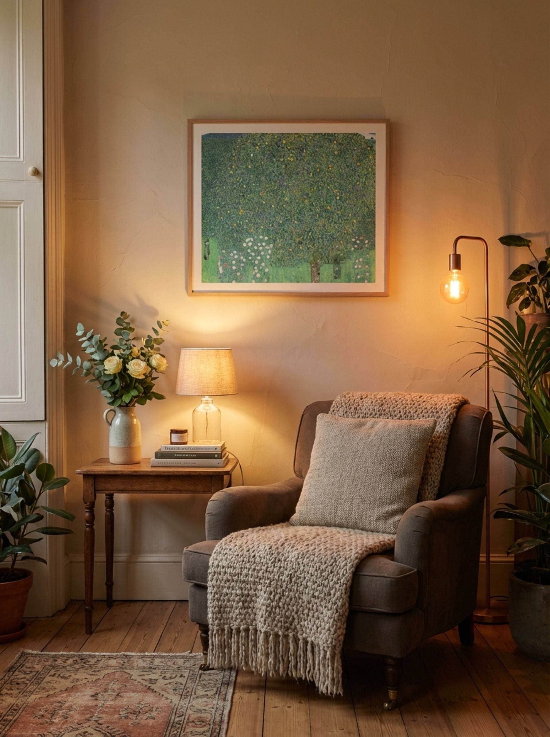 Roses Under the Trees - Gustav Klimt - Lifestyle