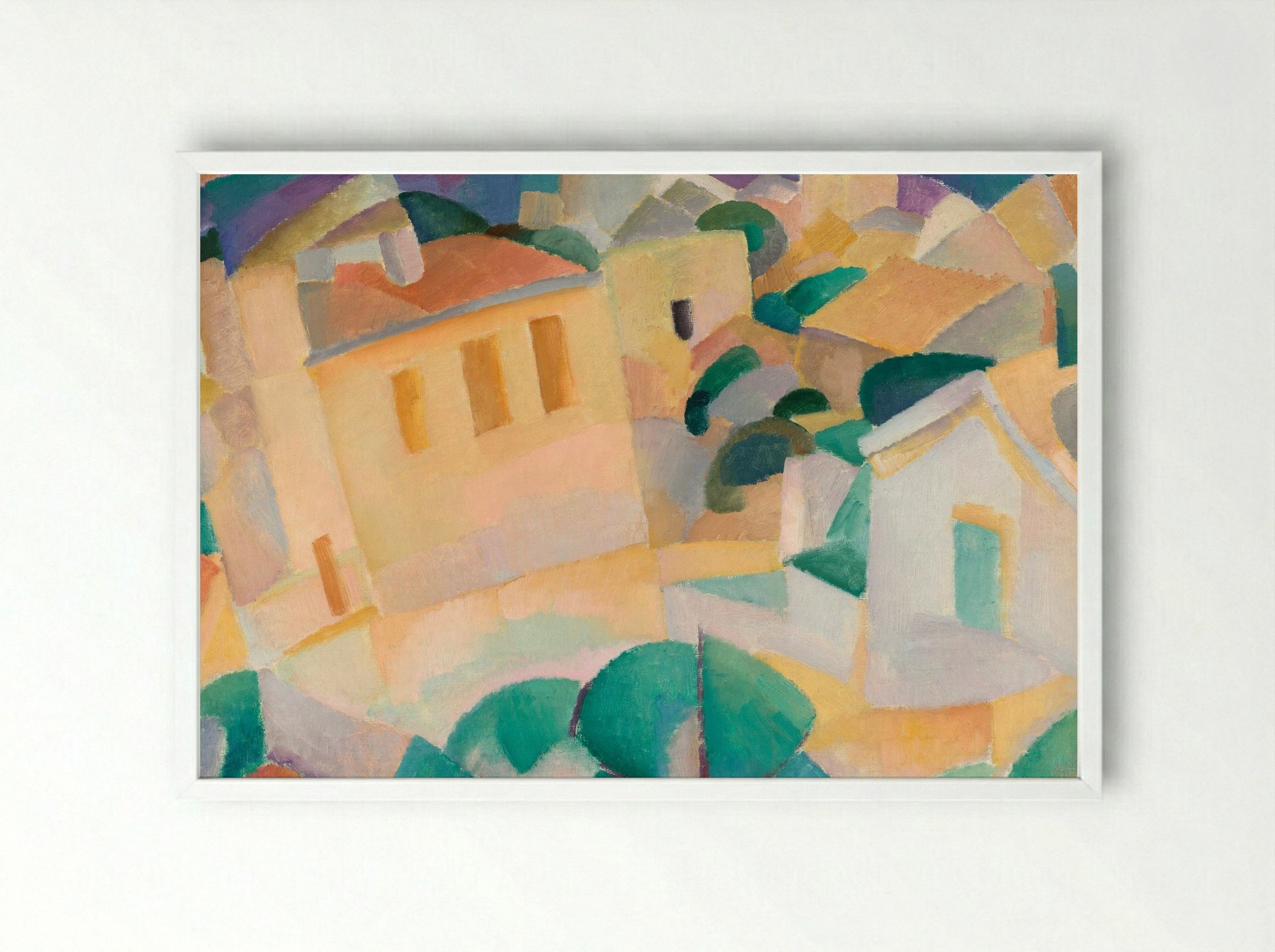 Mallorca, Terreno - Leo Gestel - Framed Print White