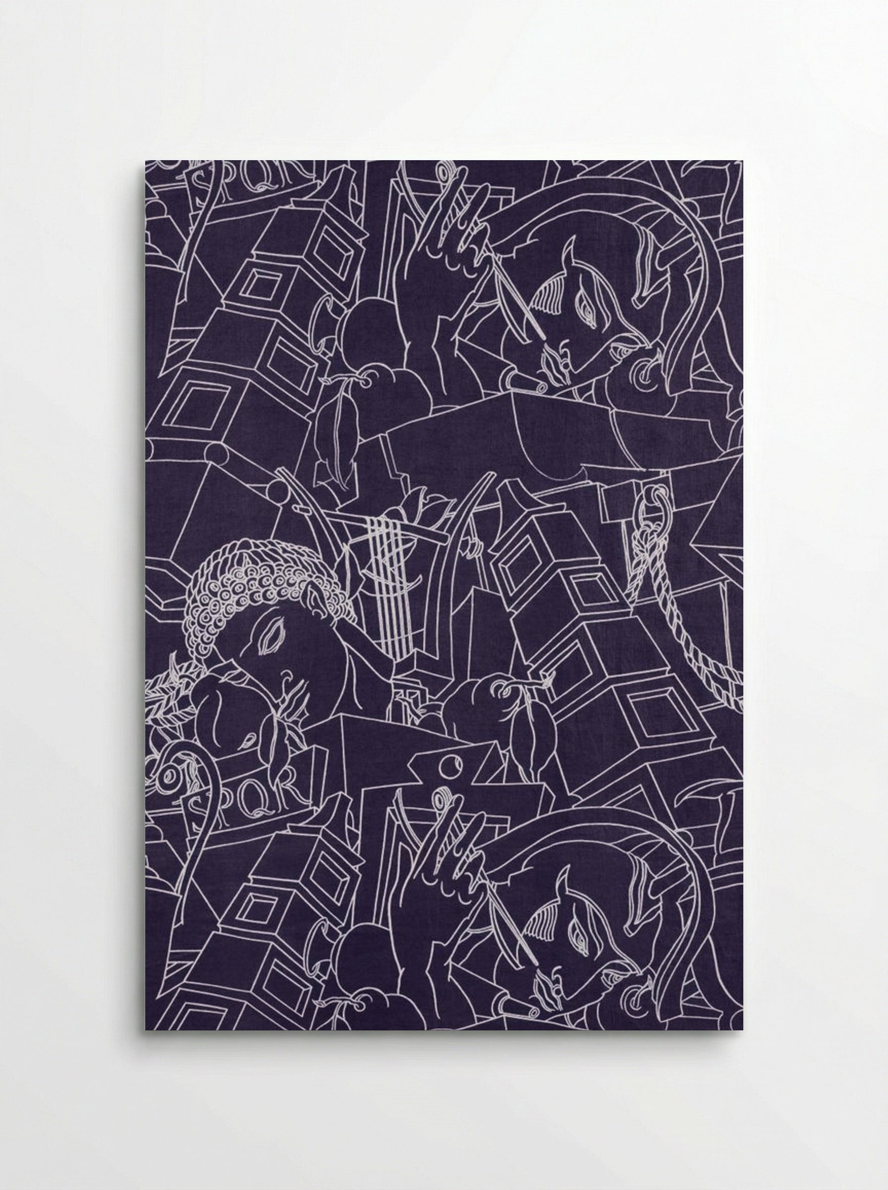 SPQR (Textile Design) - Victor Proetz - Poster