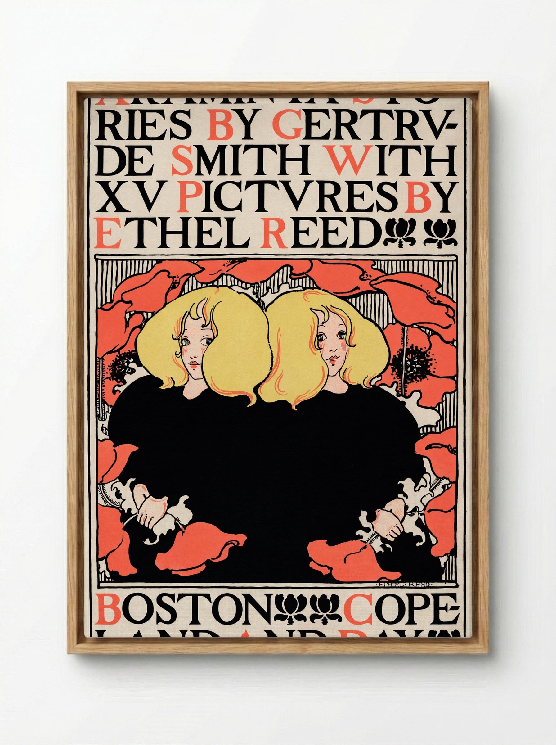 Arabella and Araminta Stories - Ethel Reed - Framed Canvas Wood