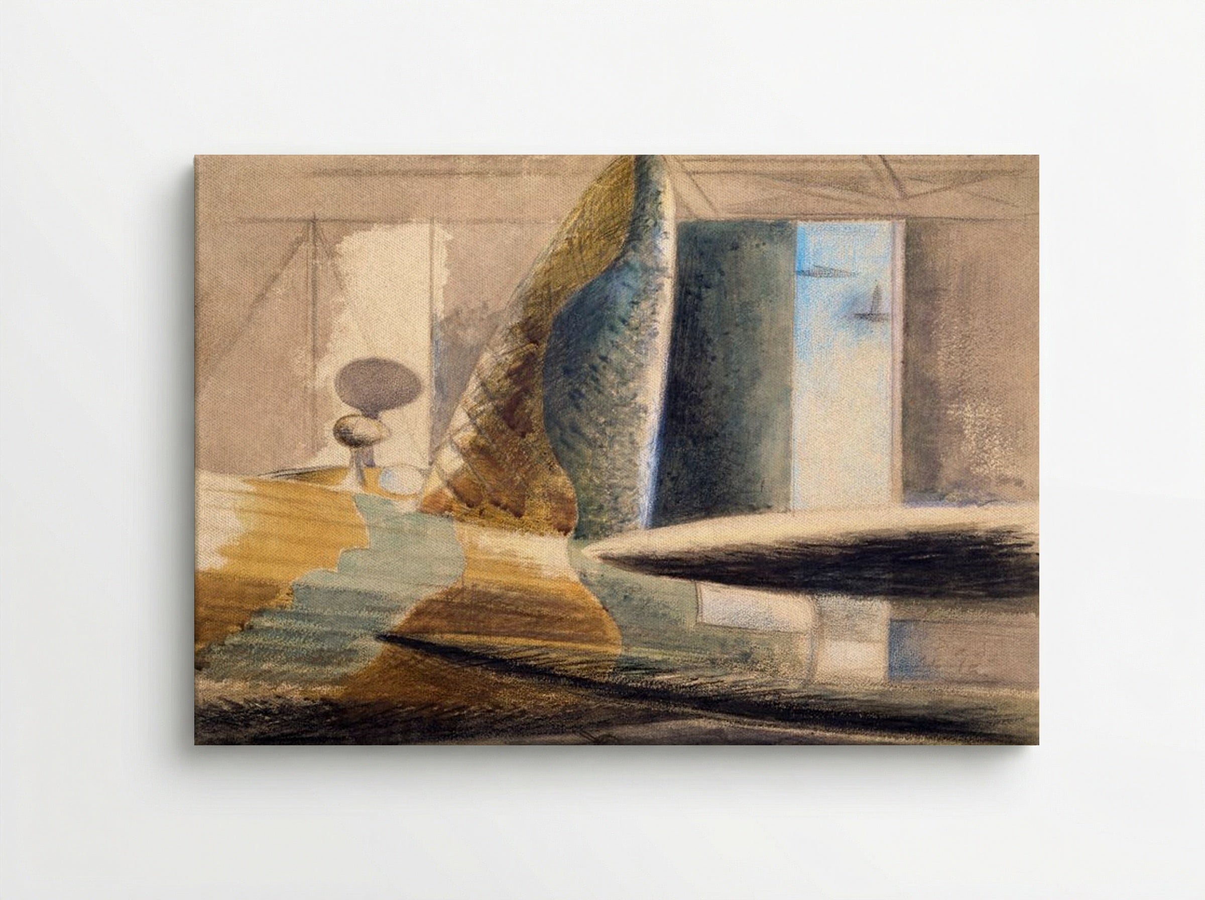 Bomber Lair: Egg and Fin - Paul Nash - Canvas