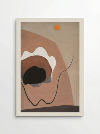 Untitled (Abstract Composition with Orange Disc) - Alexander Calder