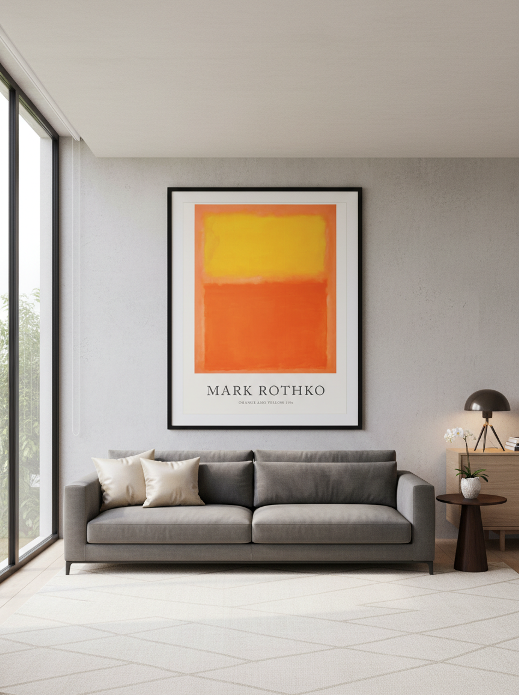 Orange and Yellow - Mark Rothko - Lifestyle