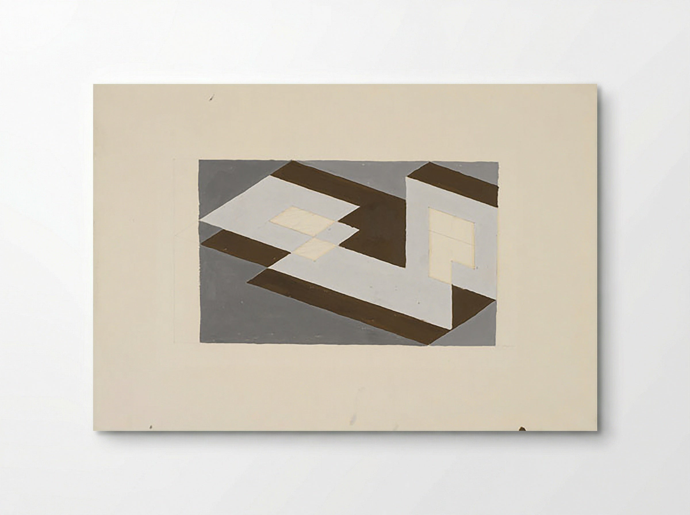 Study for Tenayuca - Josef Albers - Poster