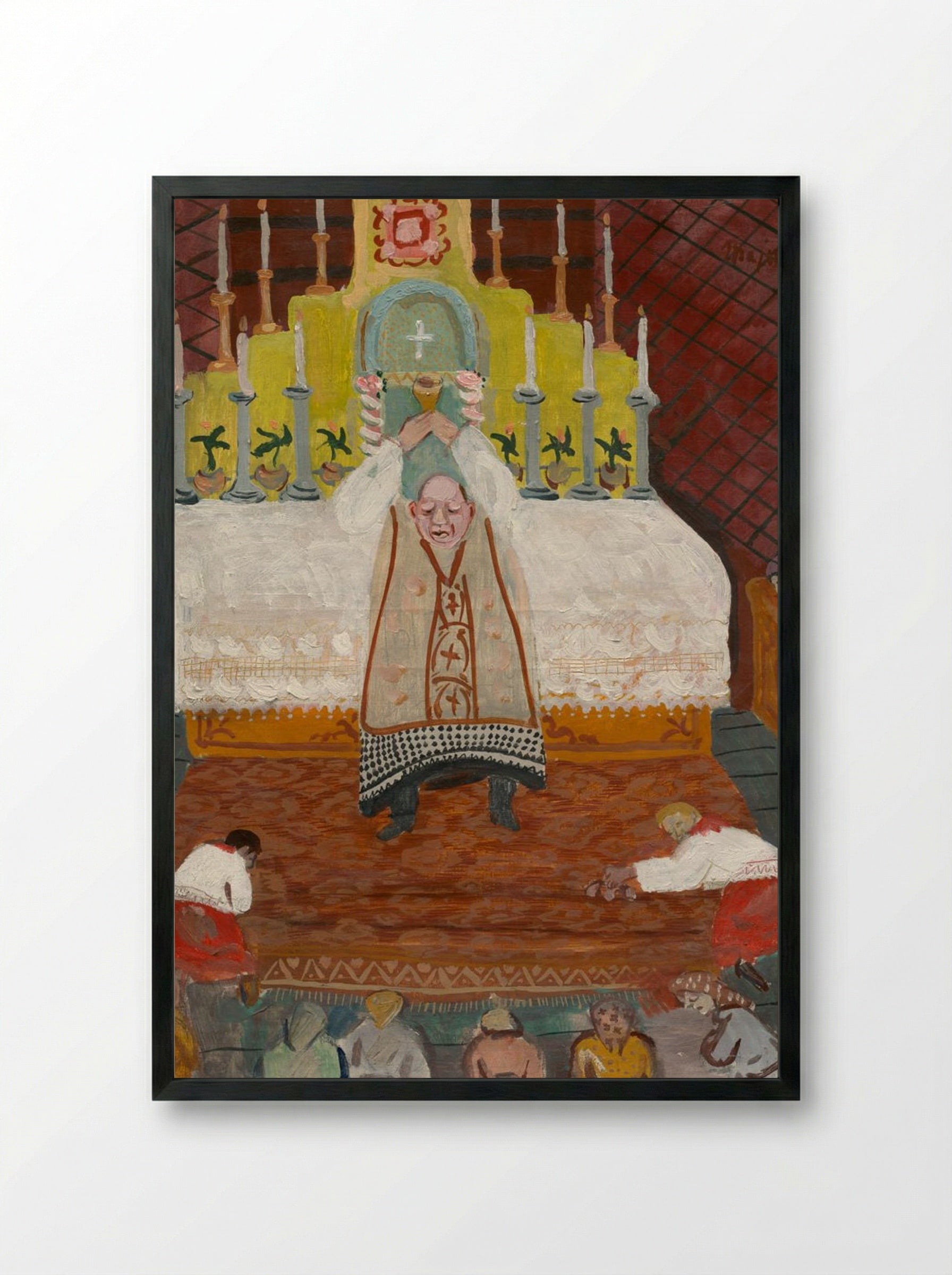 Upheaval - Cyprián Majerník - Framed Print Black