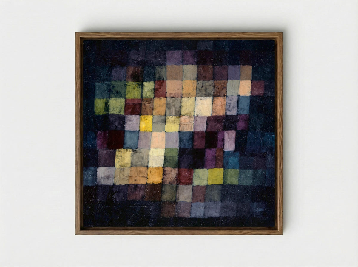 Old Sound - Paul Klee - Framed Canvas Wood