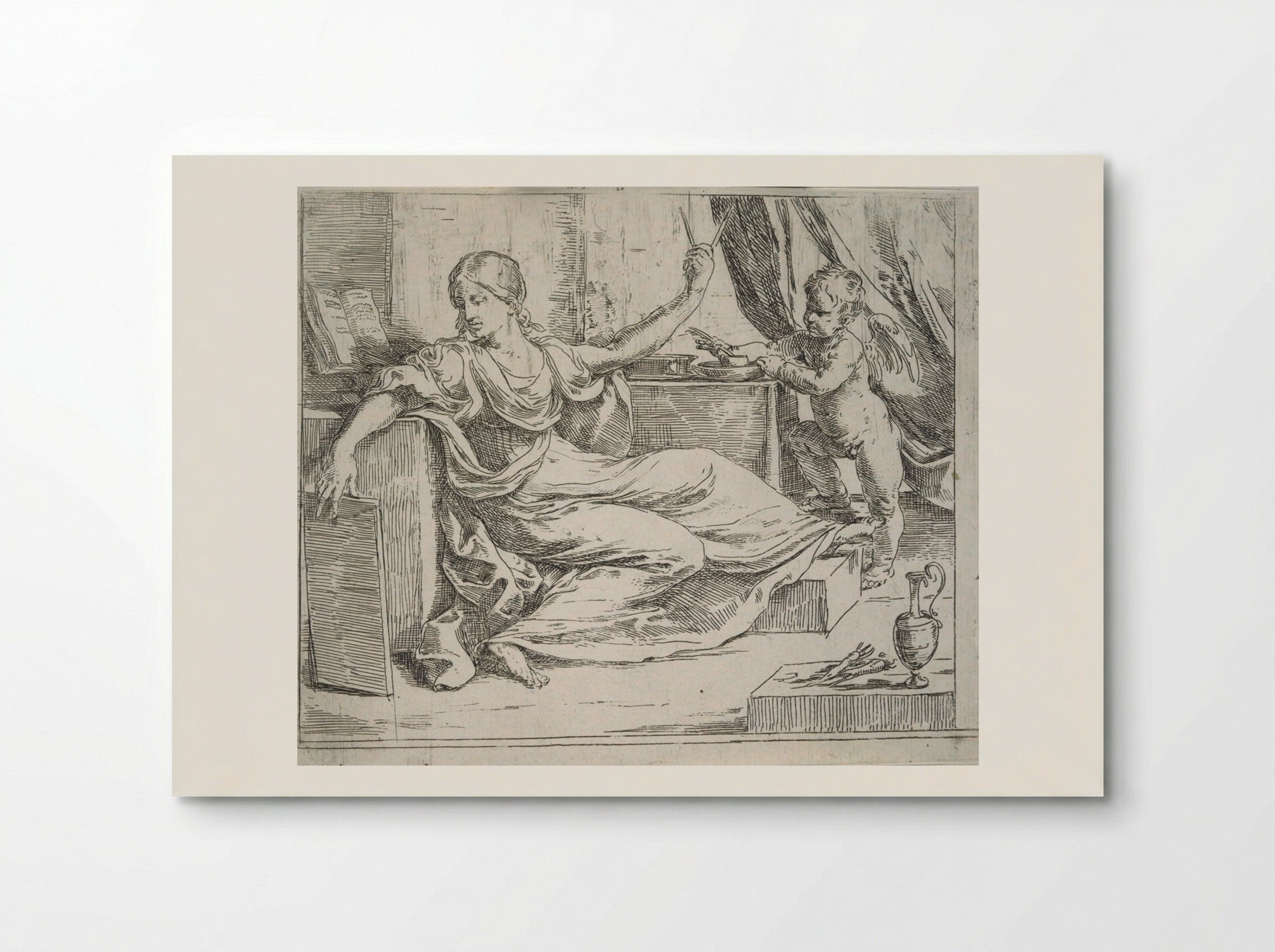 Allegory of Learning - Guido Reni - Poster