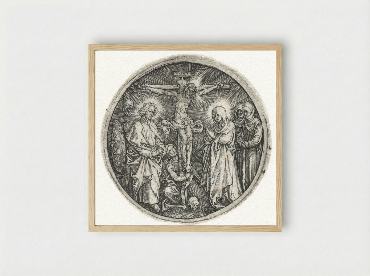 The Small Crucifixion - Albrecht Dürer - Framed Print Wood