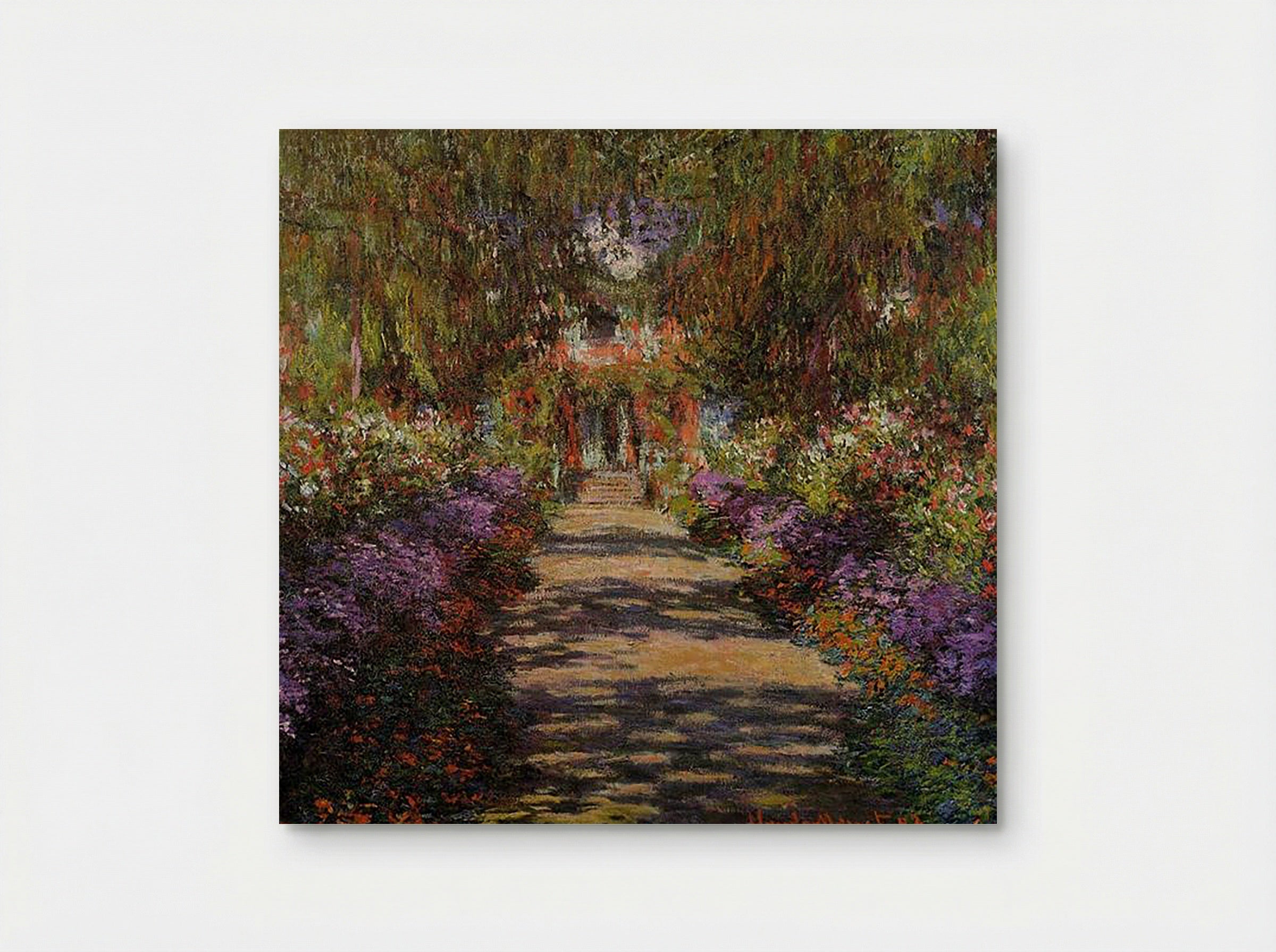 Pathway in Monet's Garden at Giverny - Claude Monet - Poster