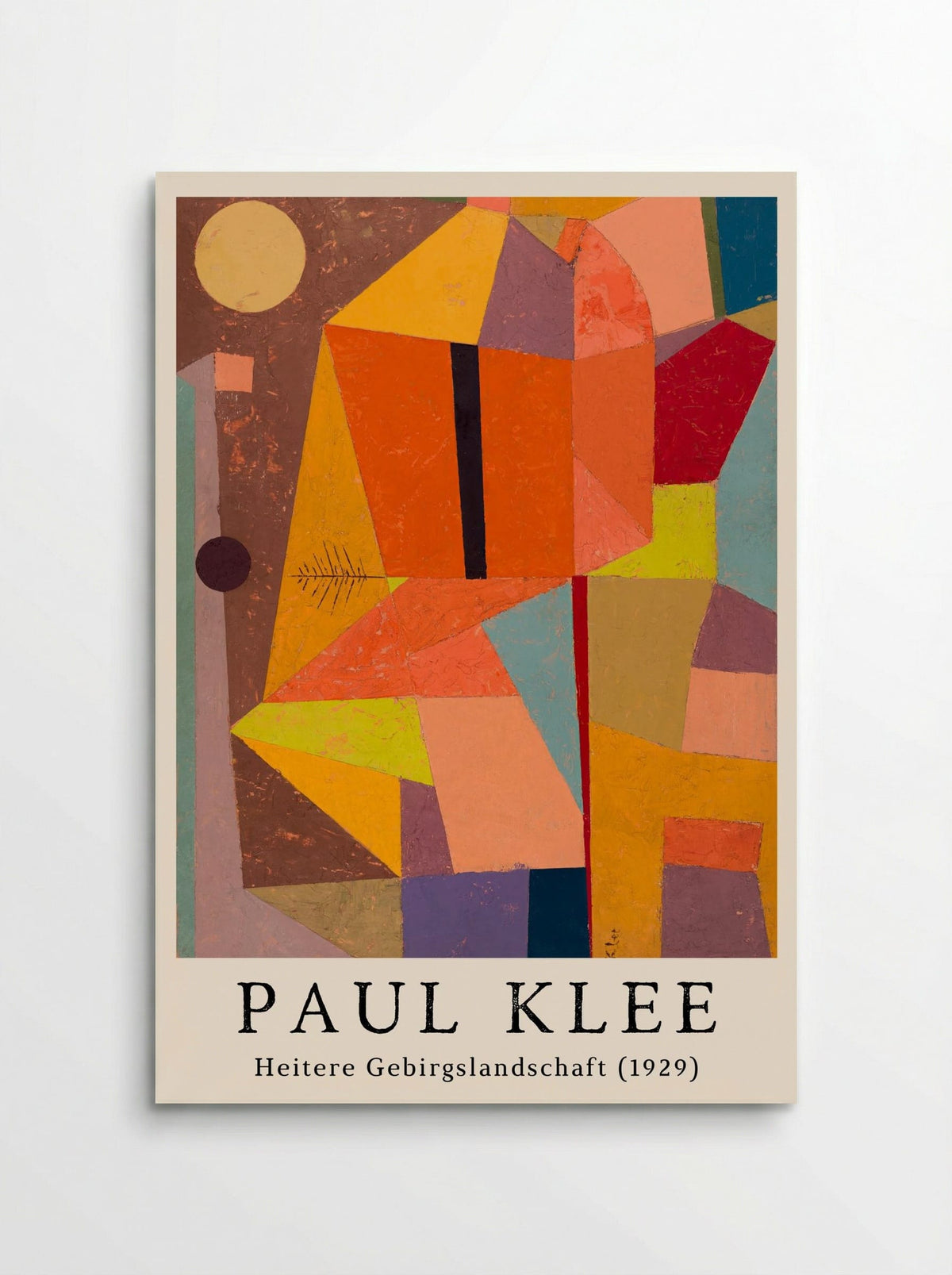 Heitere Gebirgslandschaft - Paul Klee - Poster