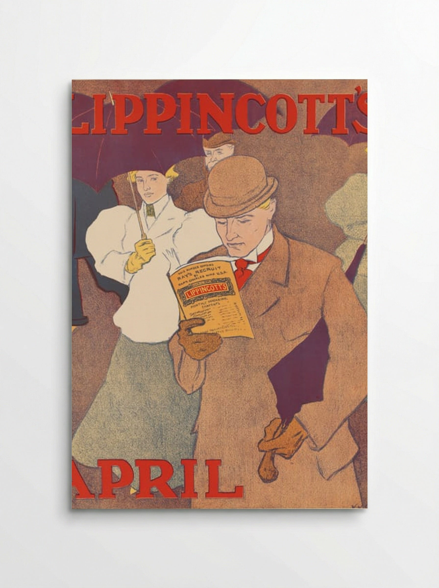 Lippincott's, April - Edward Penfield - Poster