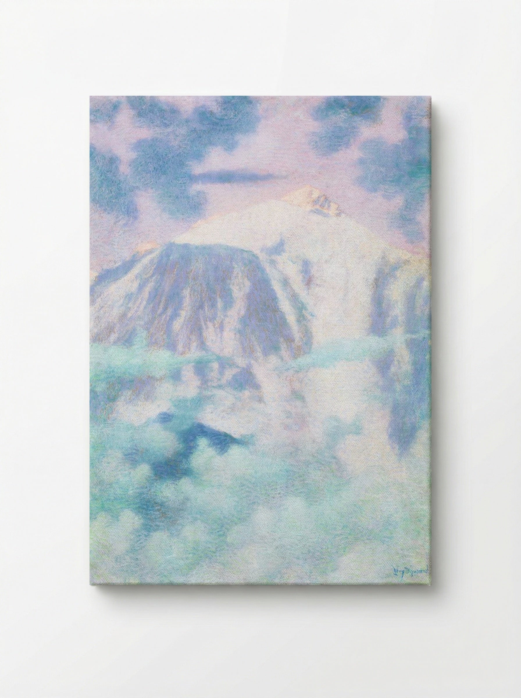 Mountain Peak in Mist - Lévy-Dhurmer - Canvas