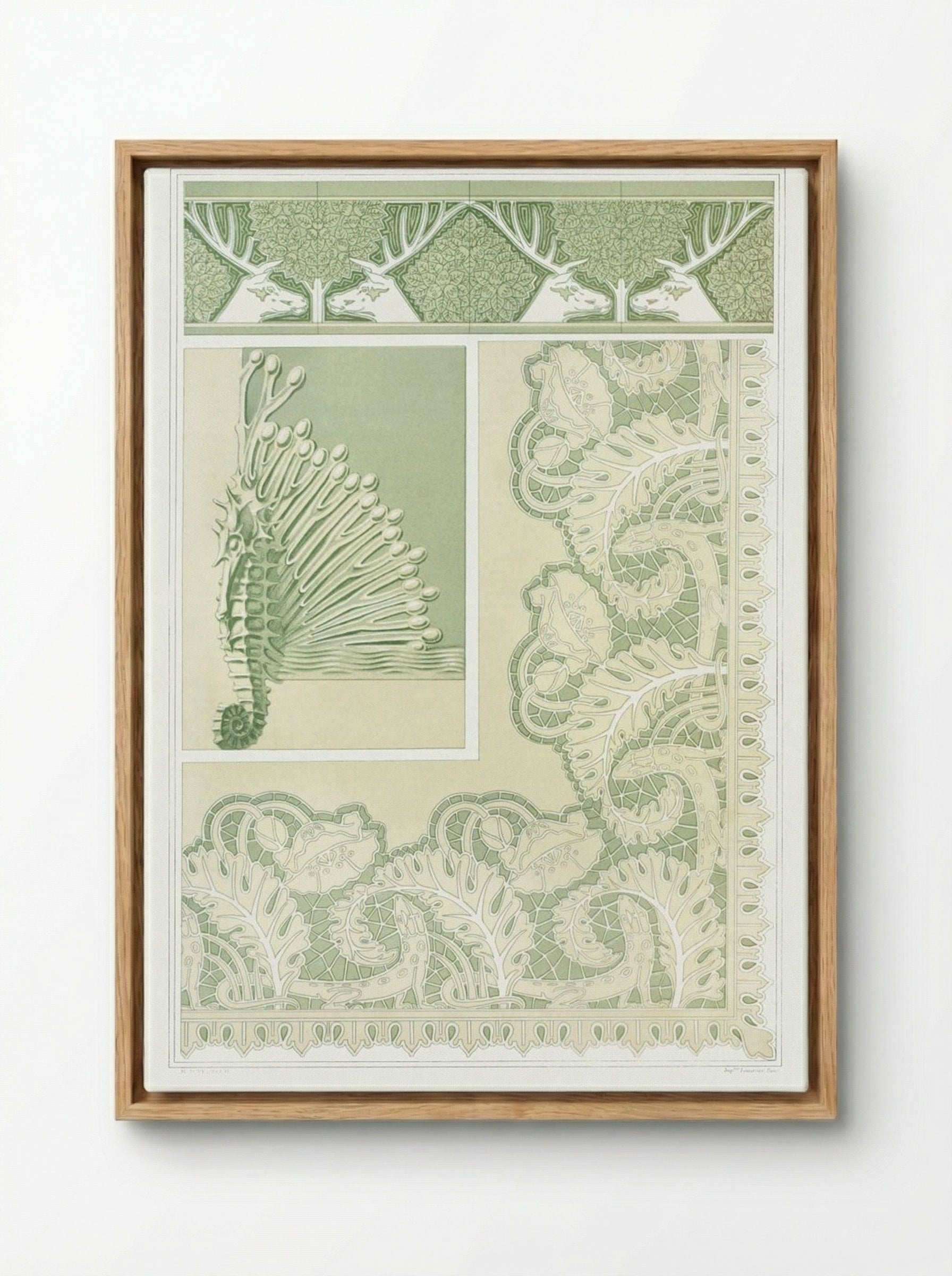 L'Animal dans la Décoration, Plate 8 - Maurice Pillard Verneuil - Framed Canvas Wood