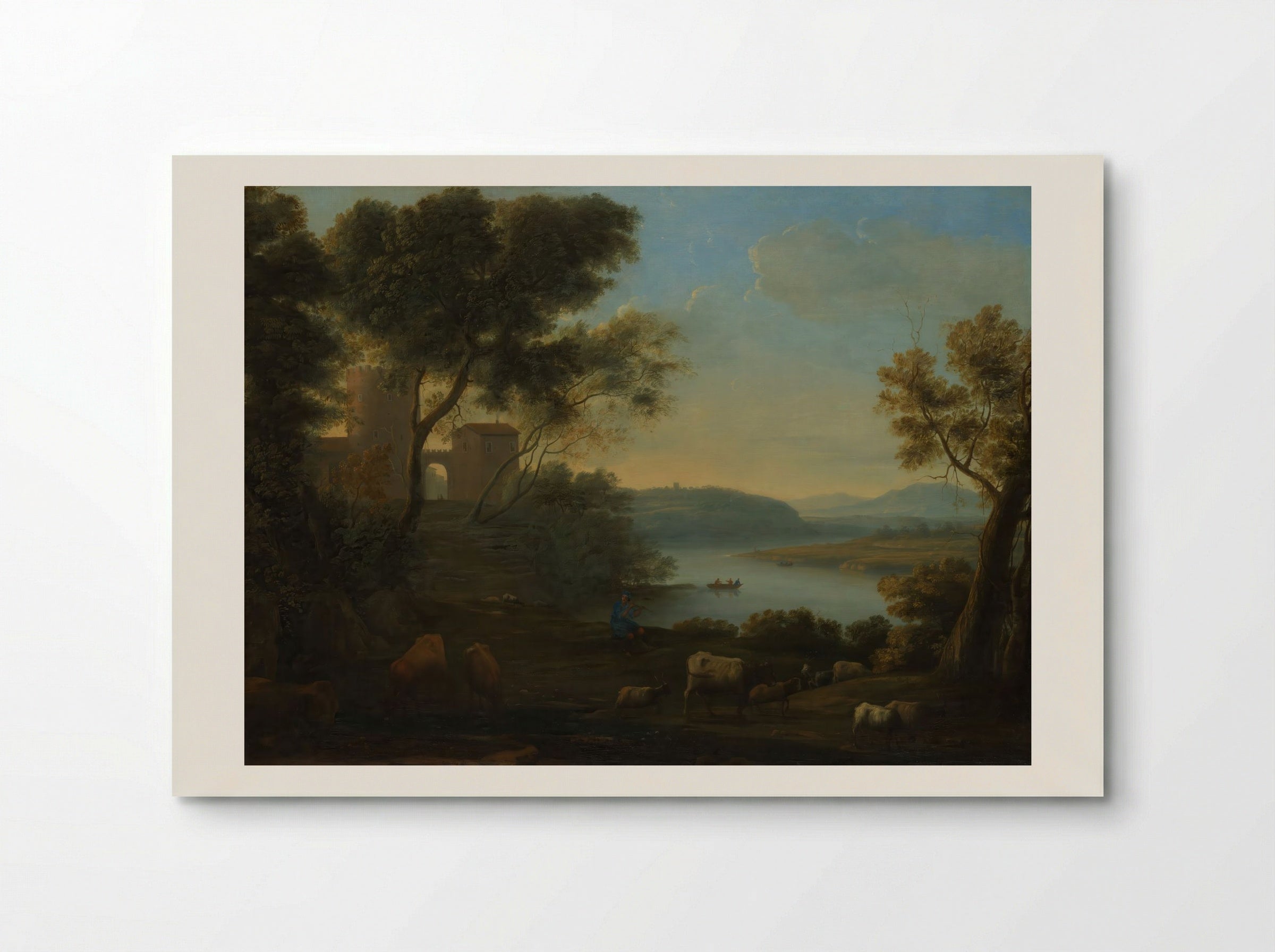 Pastoral Landscape, The Roman Campagna - Claude Lorrain - Poster