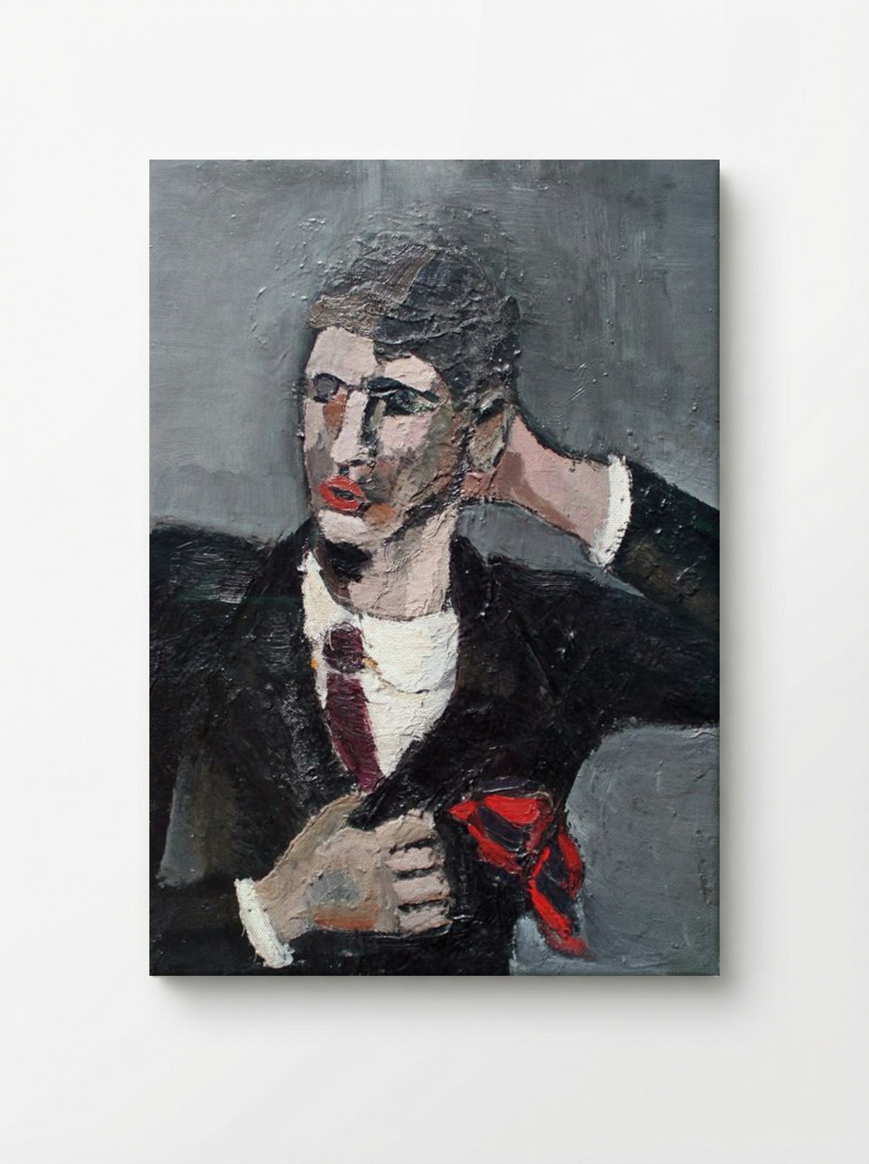 Self-Portrait - Helmut Kolle - Canvas